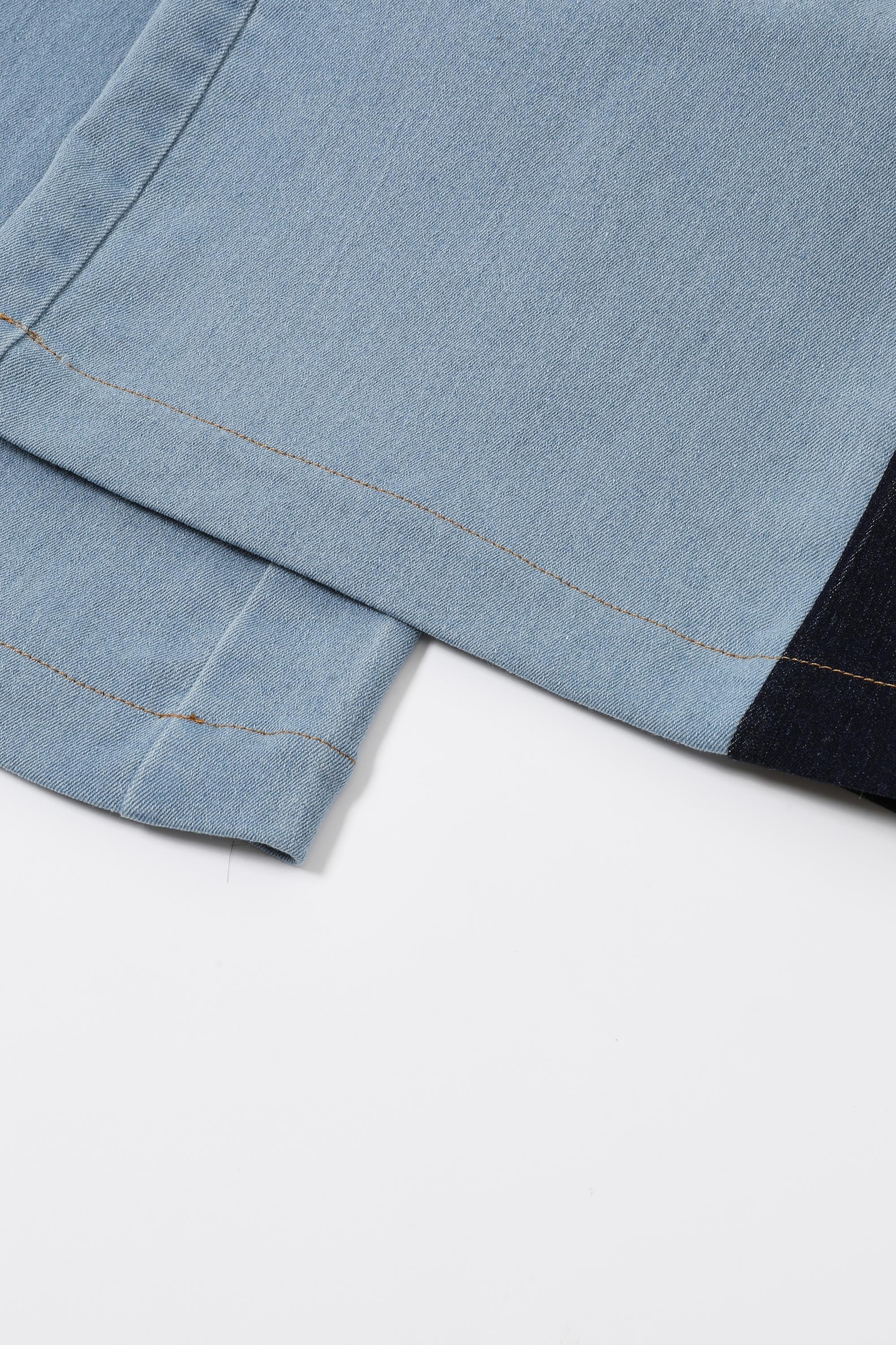 Skyline Two-Tone Denim Pants