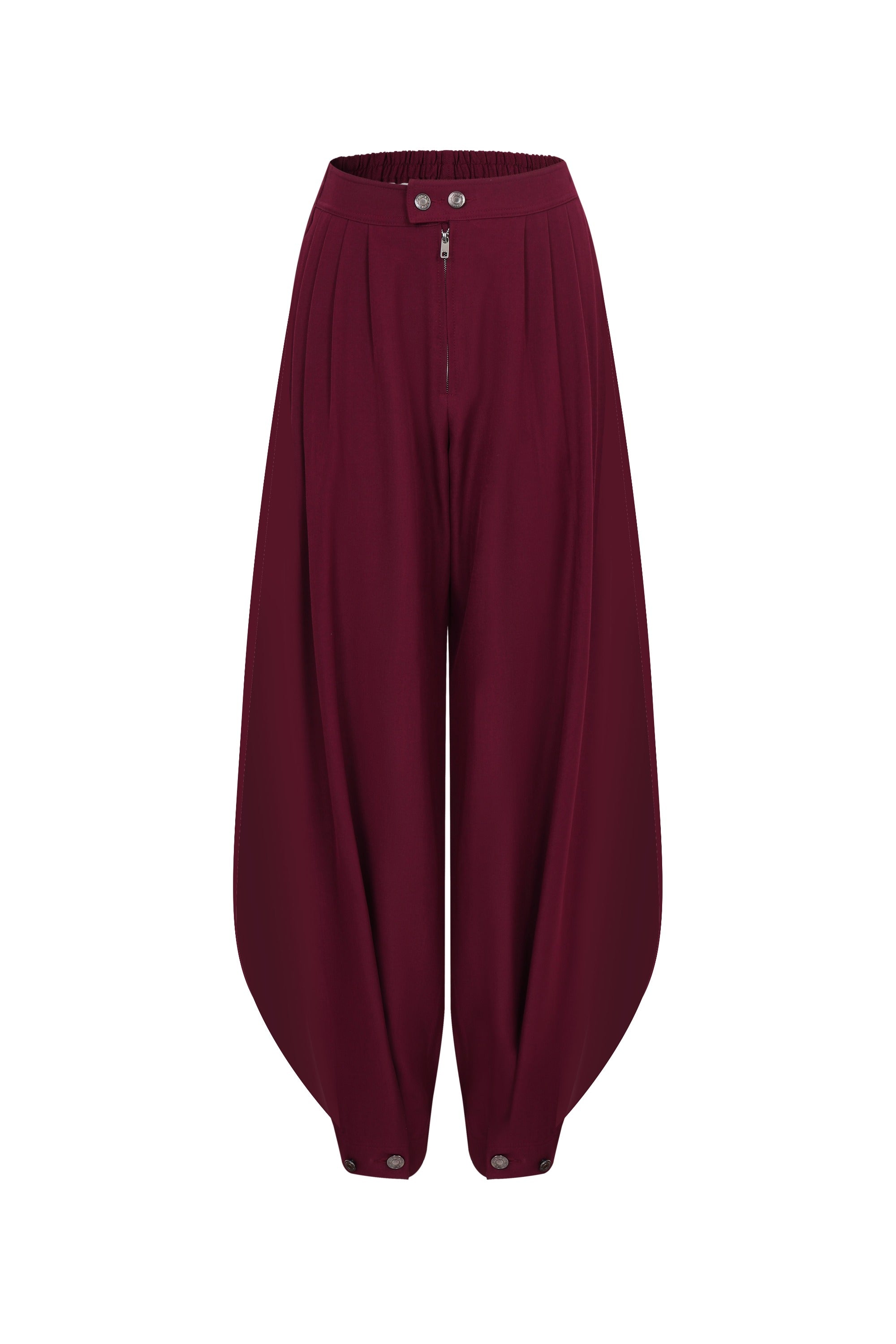 The Sera Woven Barrel Trousers