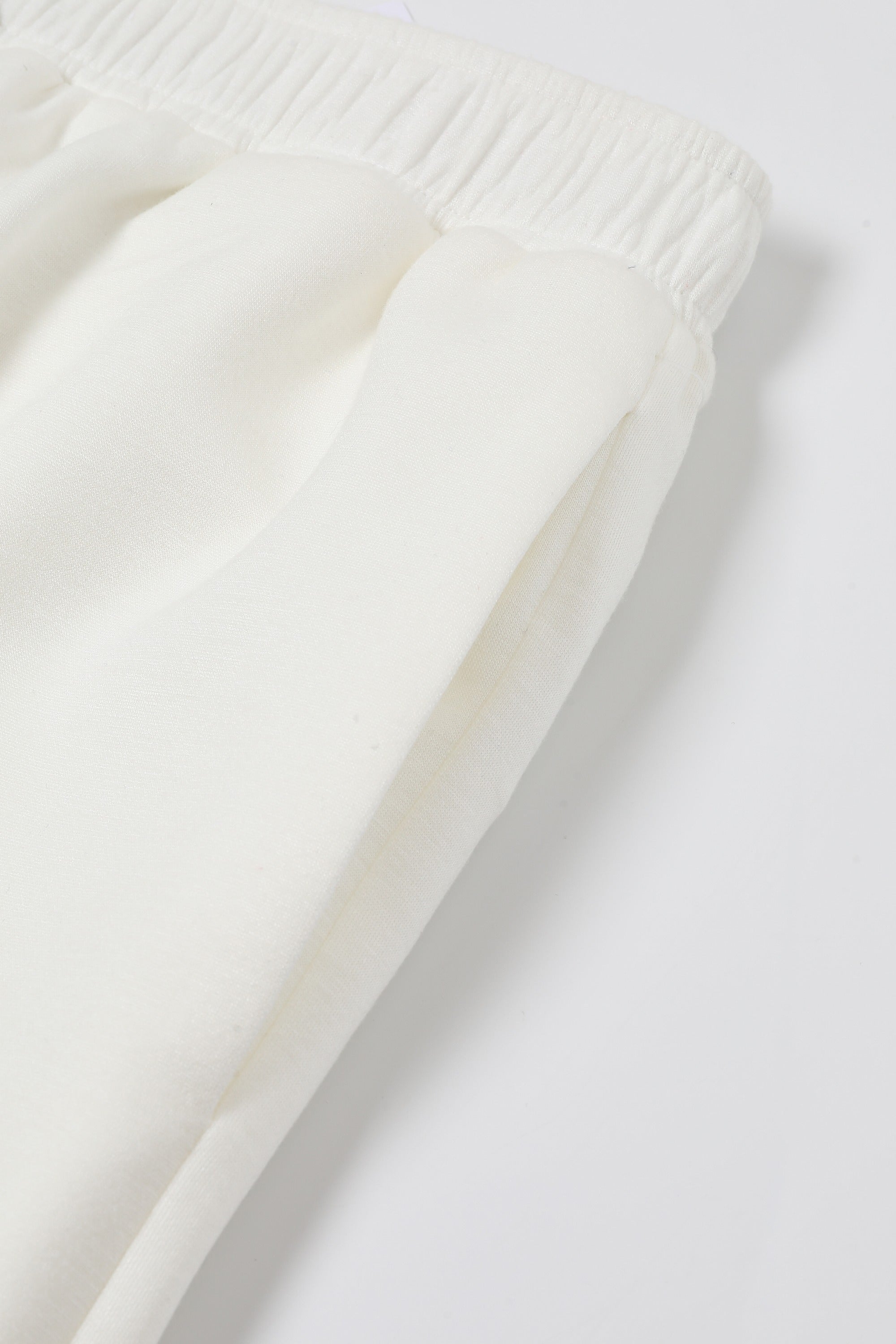 Crystal Drop Knit Wide-Leg Pants