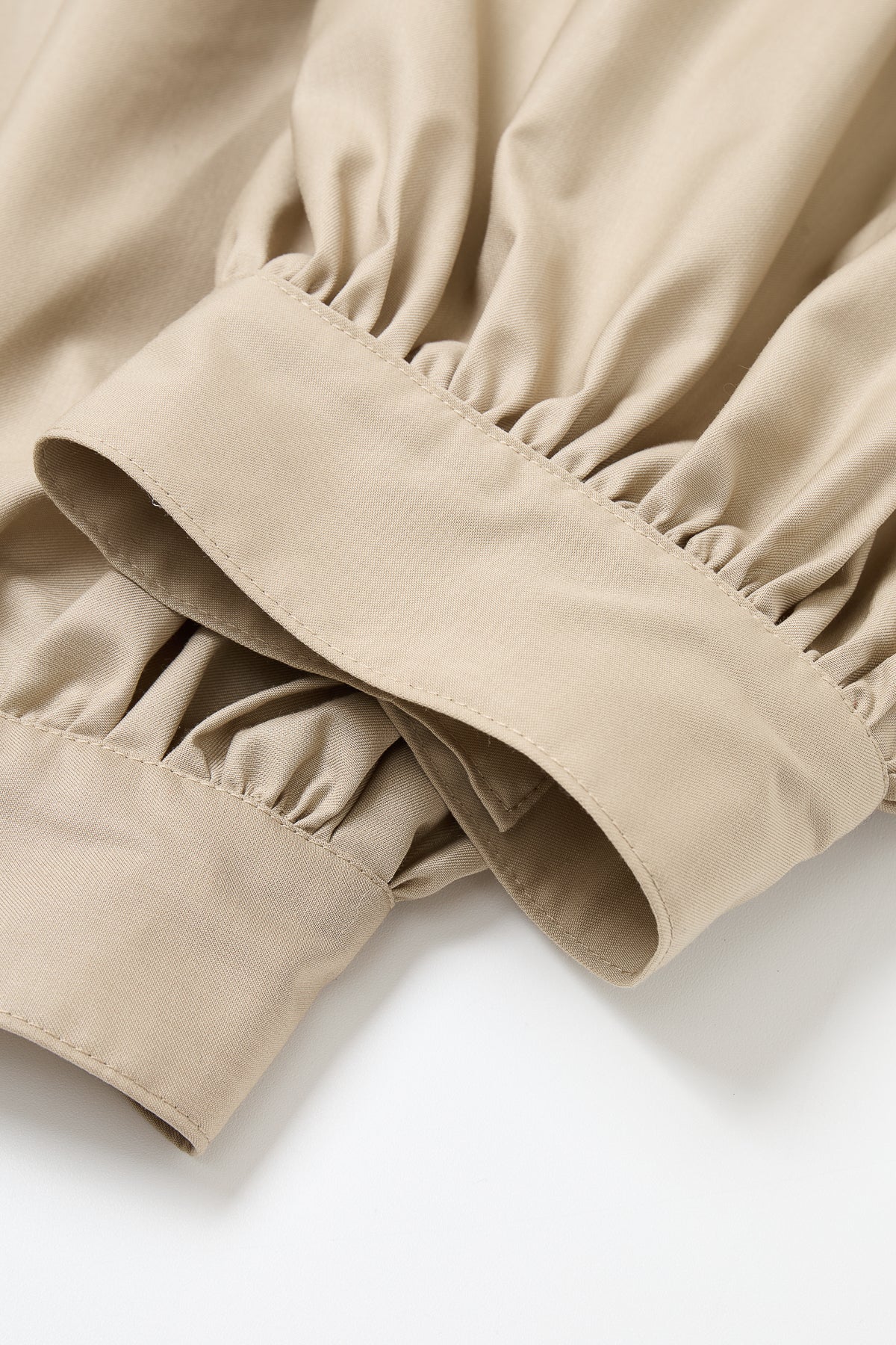 Woven Safari Draped Balloon Pants