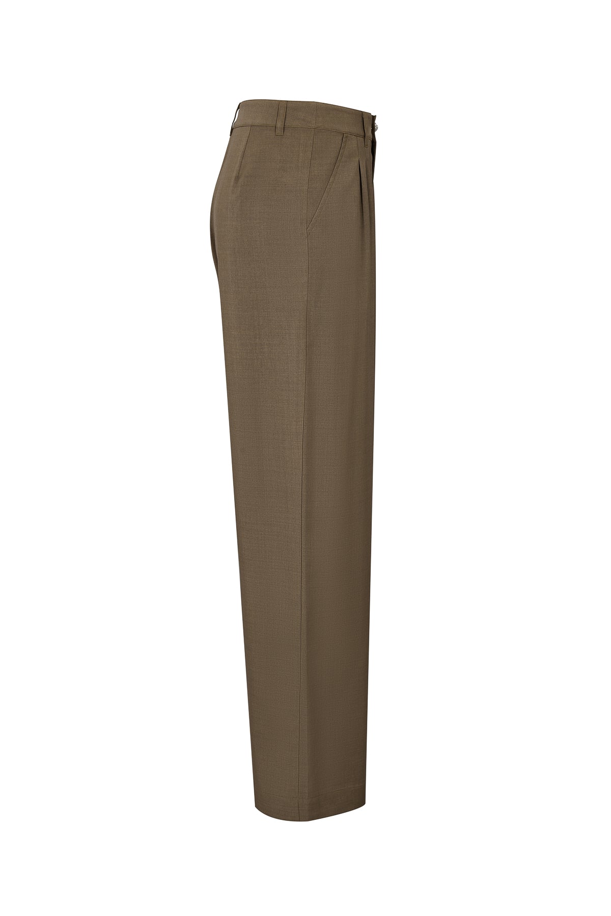 Woven Pants with Pleats