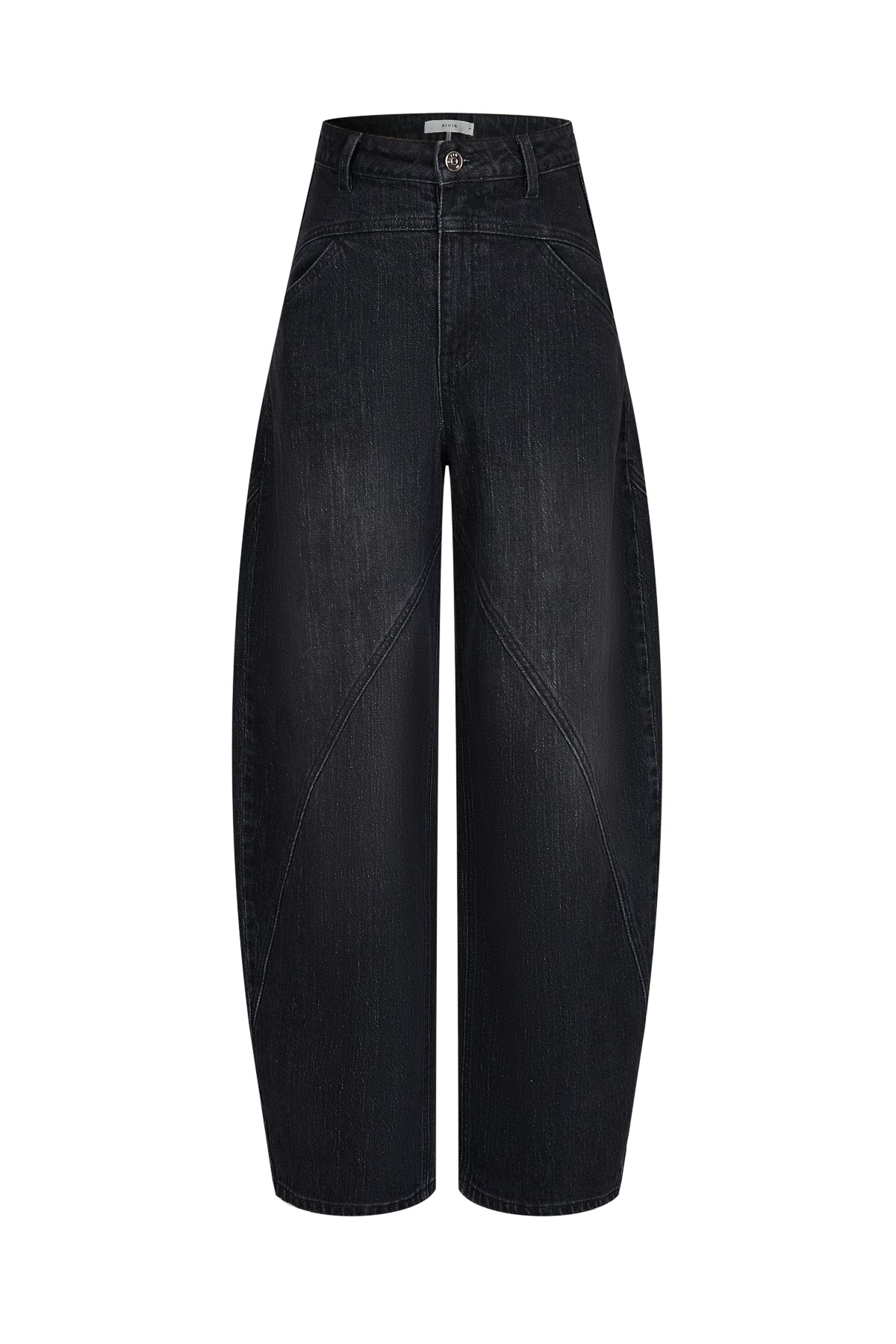 Lou Denim High Waist Barrel Pants