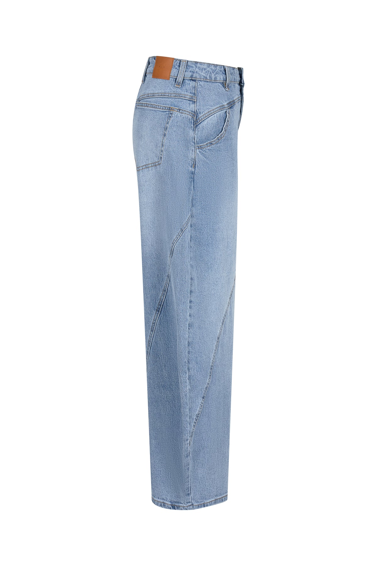 Lou Denim High Waist Barrel Pants