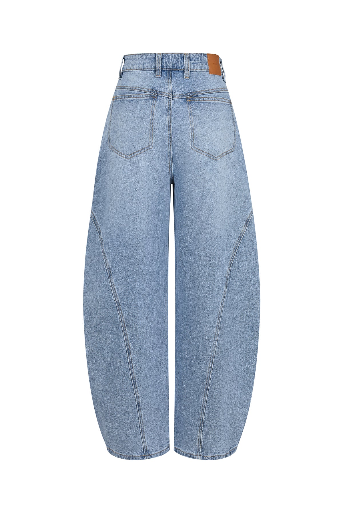 Lou Denim High Waist Barrel Pants