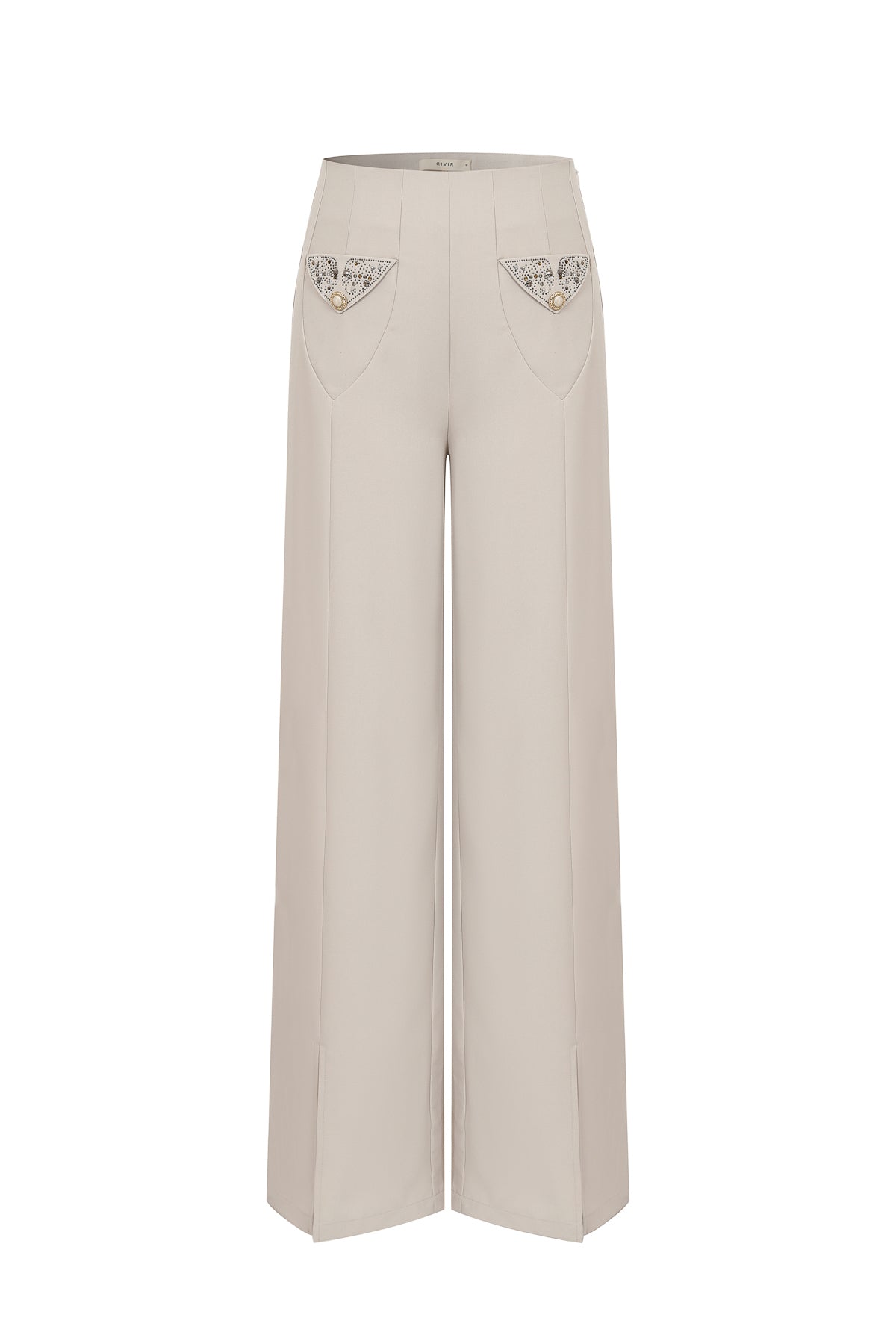 Laure Stud Embellished Pants