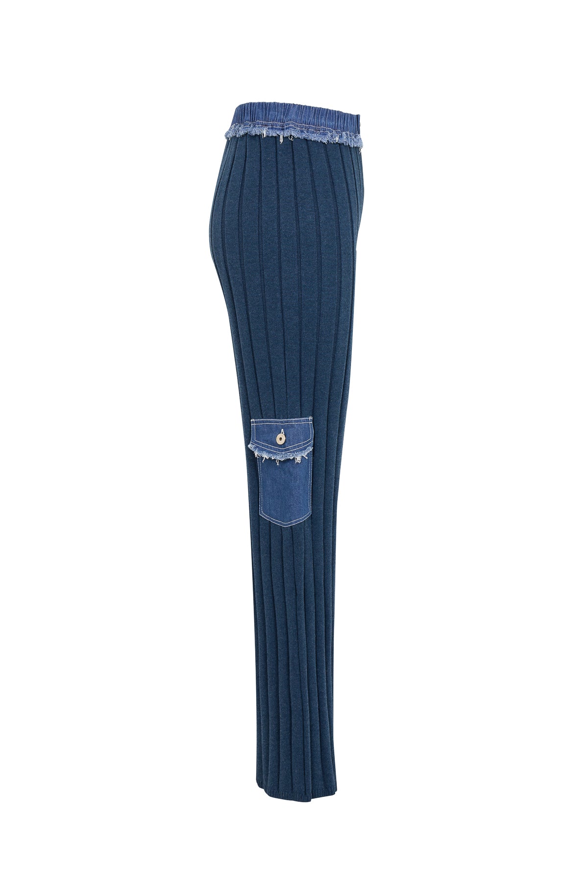 Jolie Knit Contrast Cargo Pants