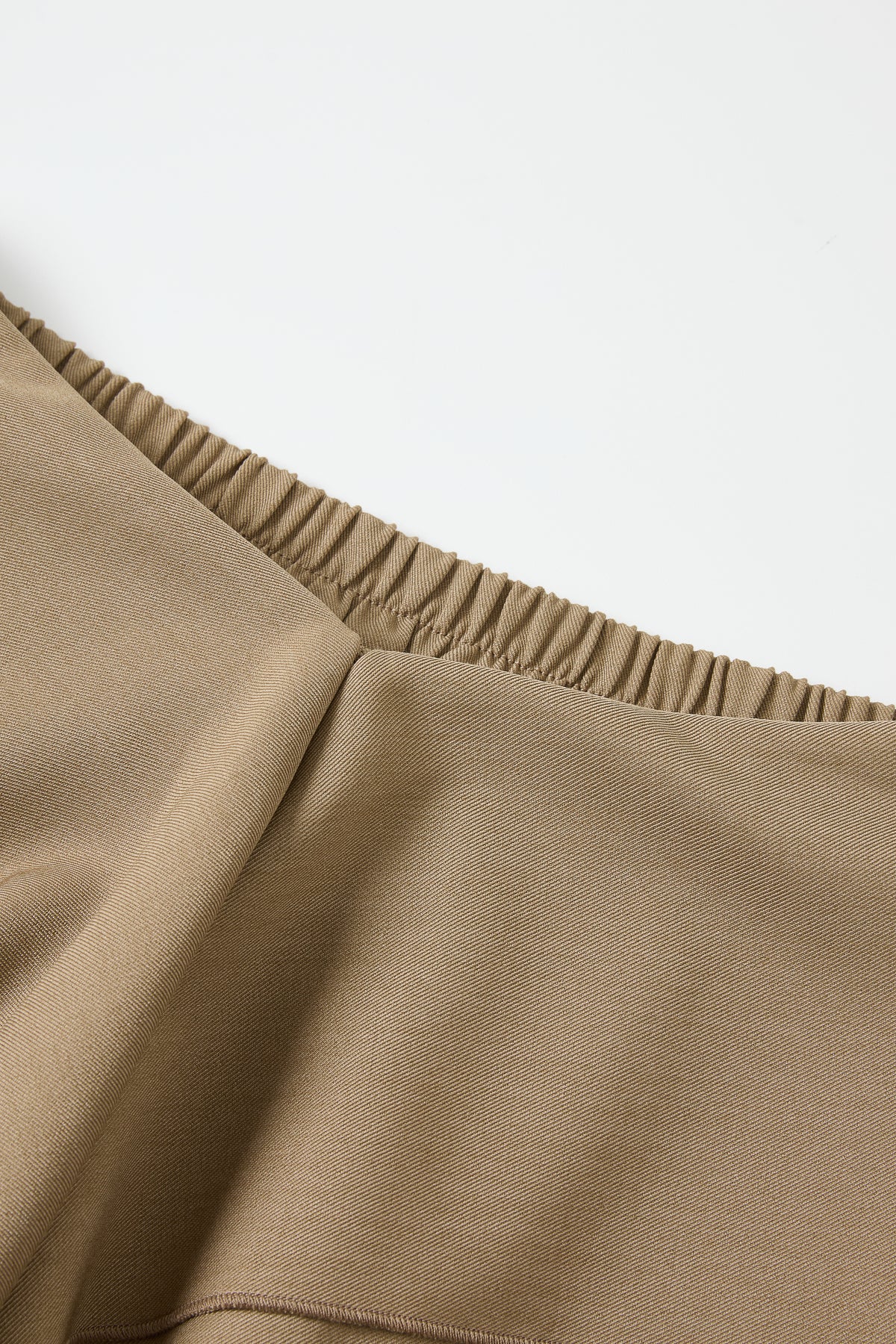 Thea Woven Draped Pants With Back Elastic Waist