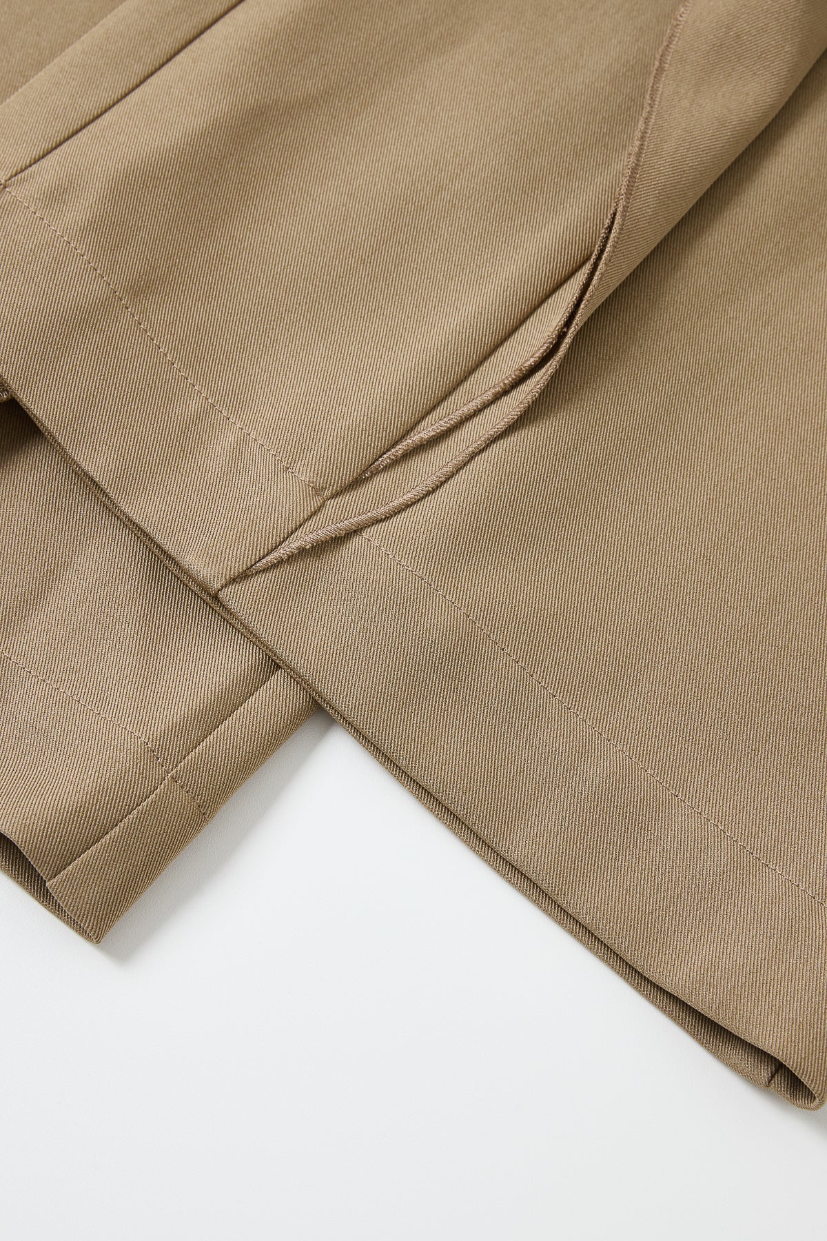 Thea Woven Draped Pants With Back Elastic Waist
