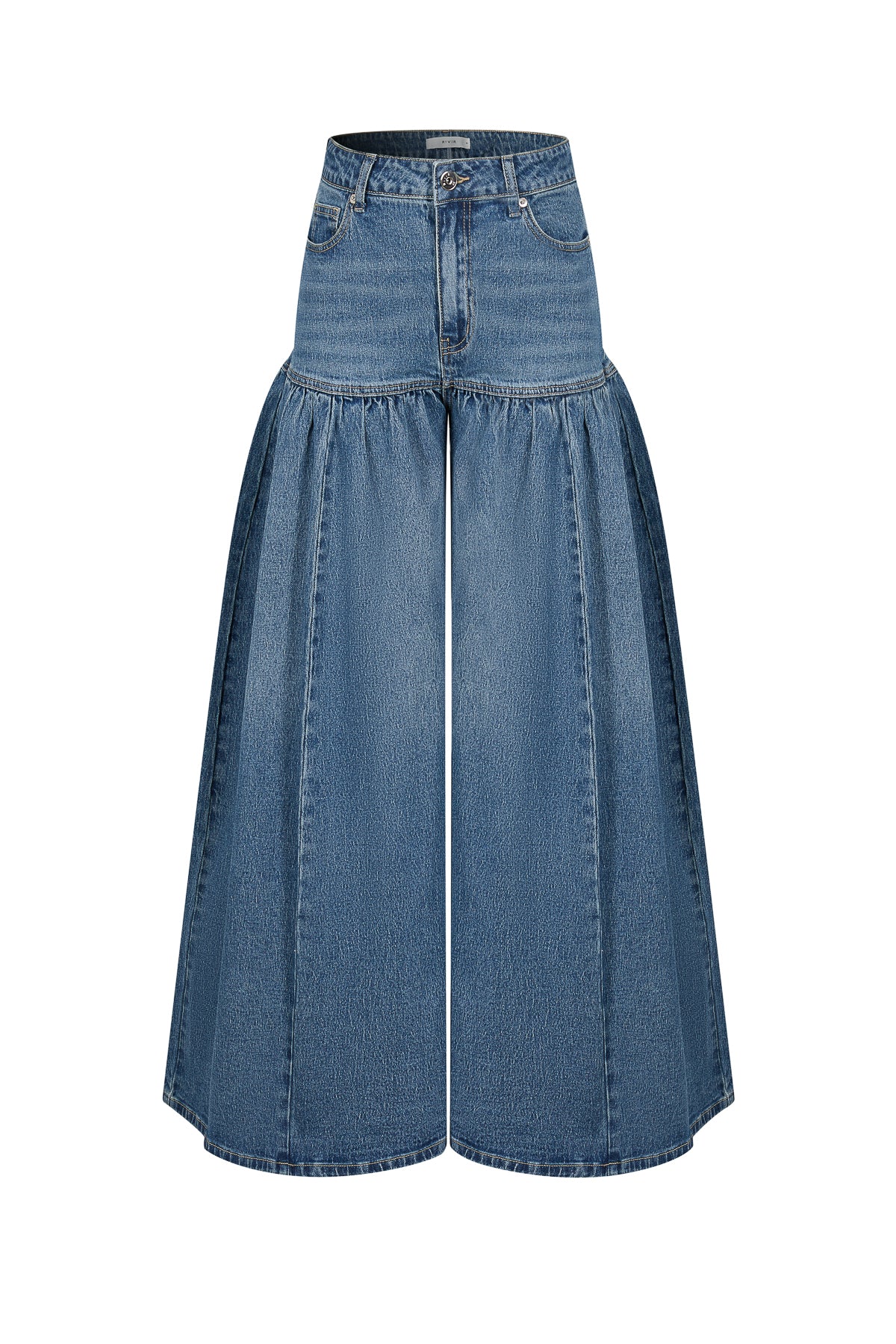 Drop Hip Ultra Wide Leg Jeans