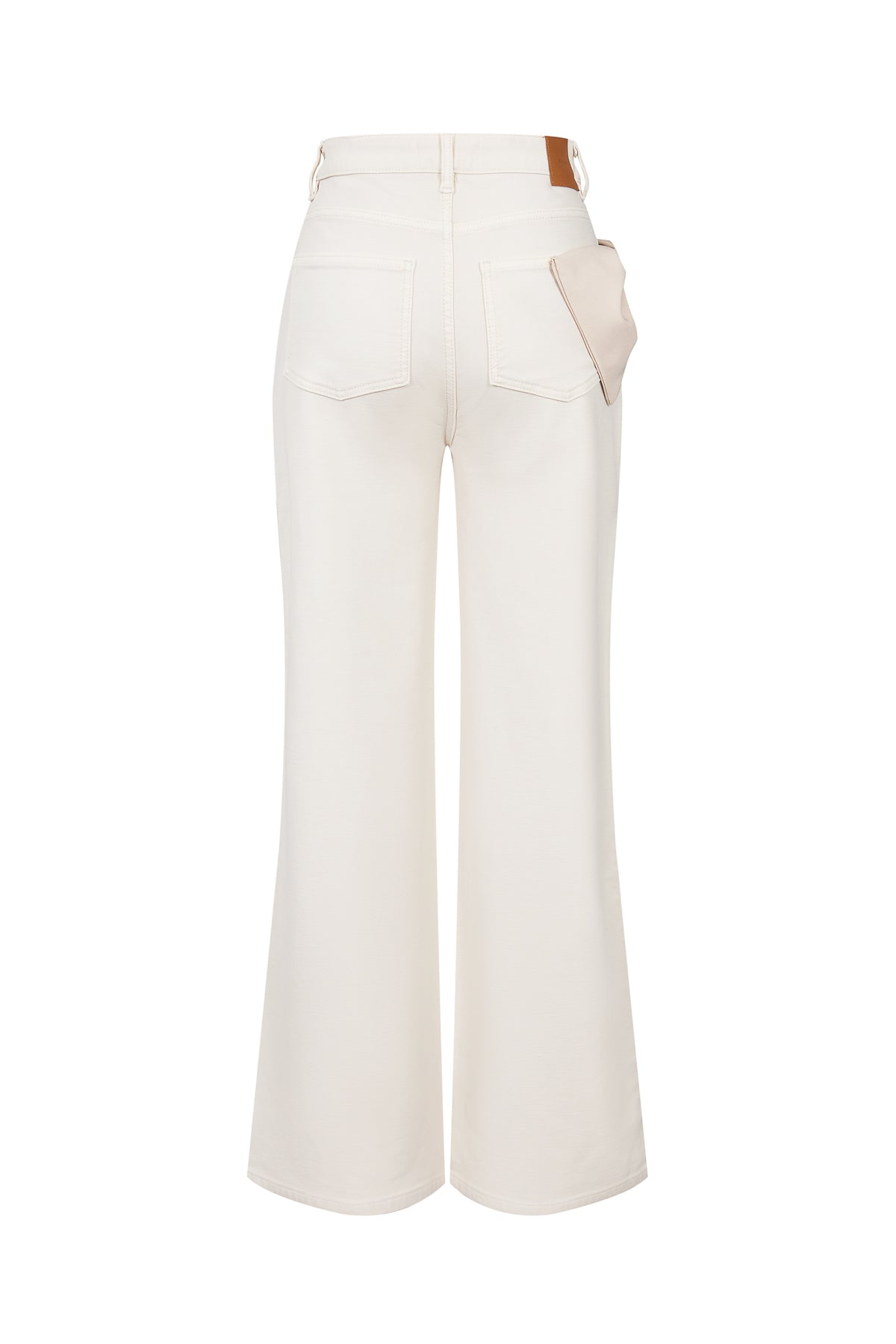 Maison Contrast Ribbon Twill Pants