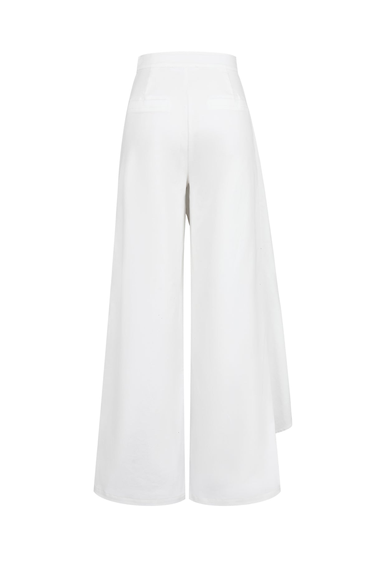 Nathalie Denim Overlay Pants With Button Accents