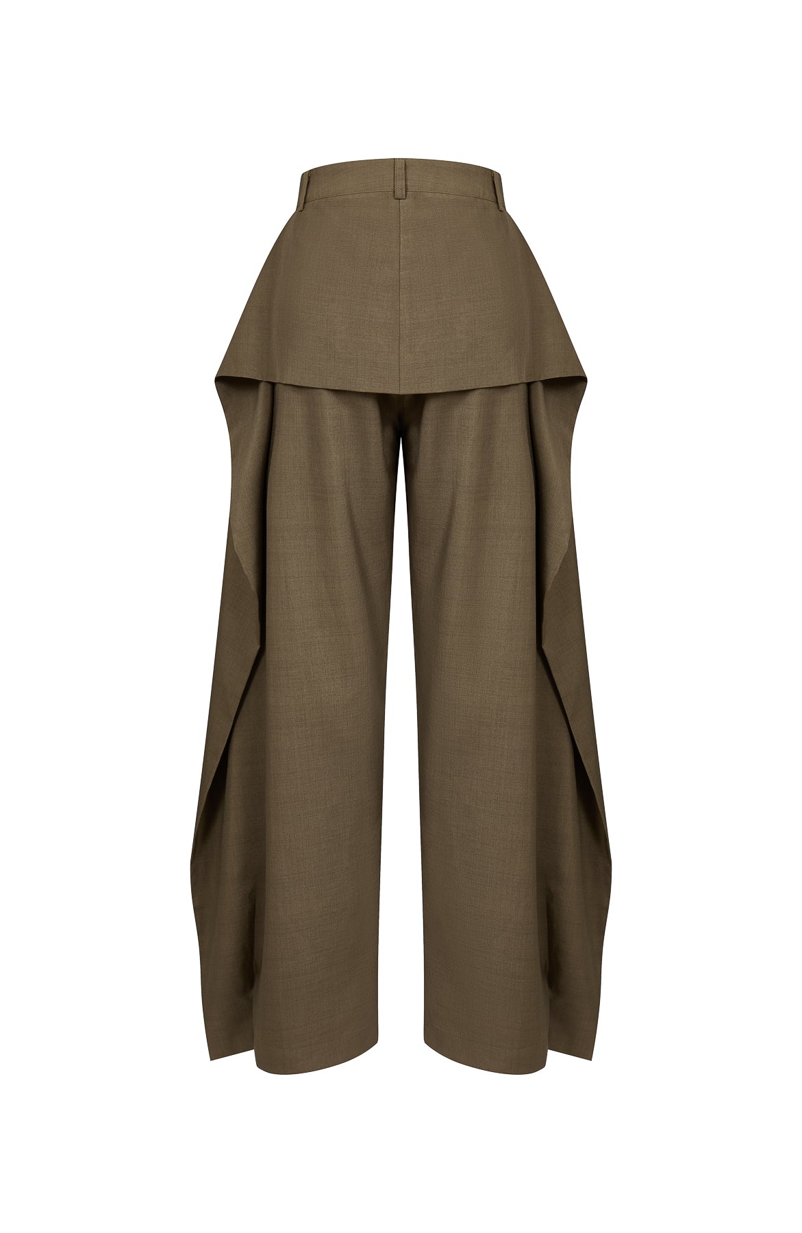Joelle Woven Draped Cape Inspired Pants