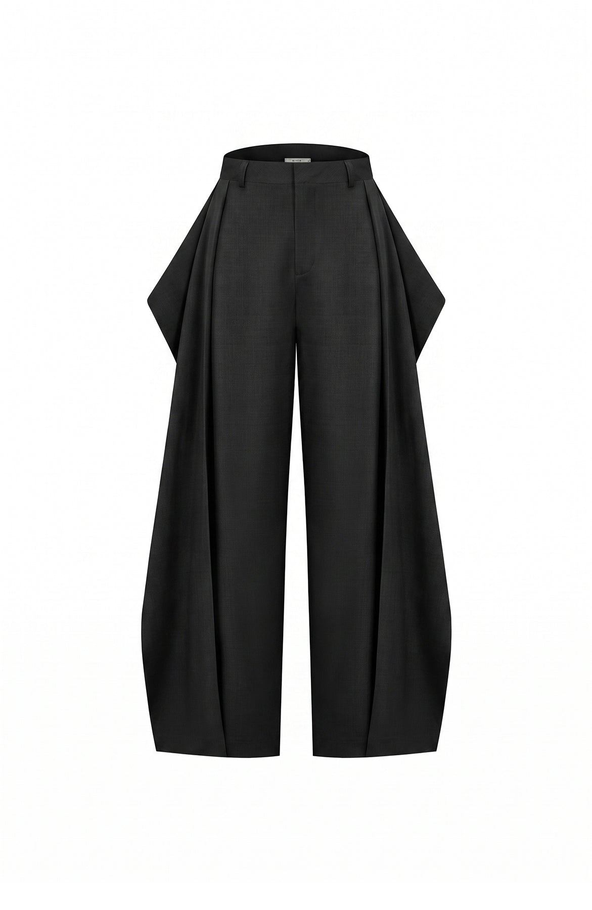 Joelle Woven Draped Cape Inspired Pants