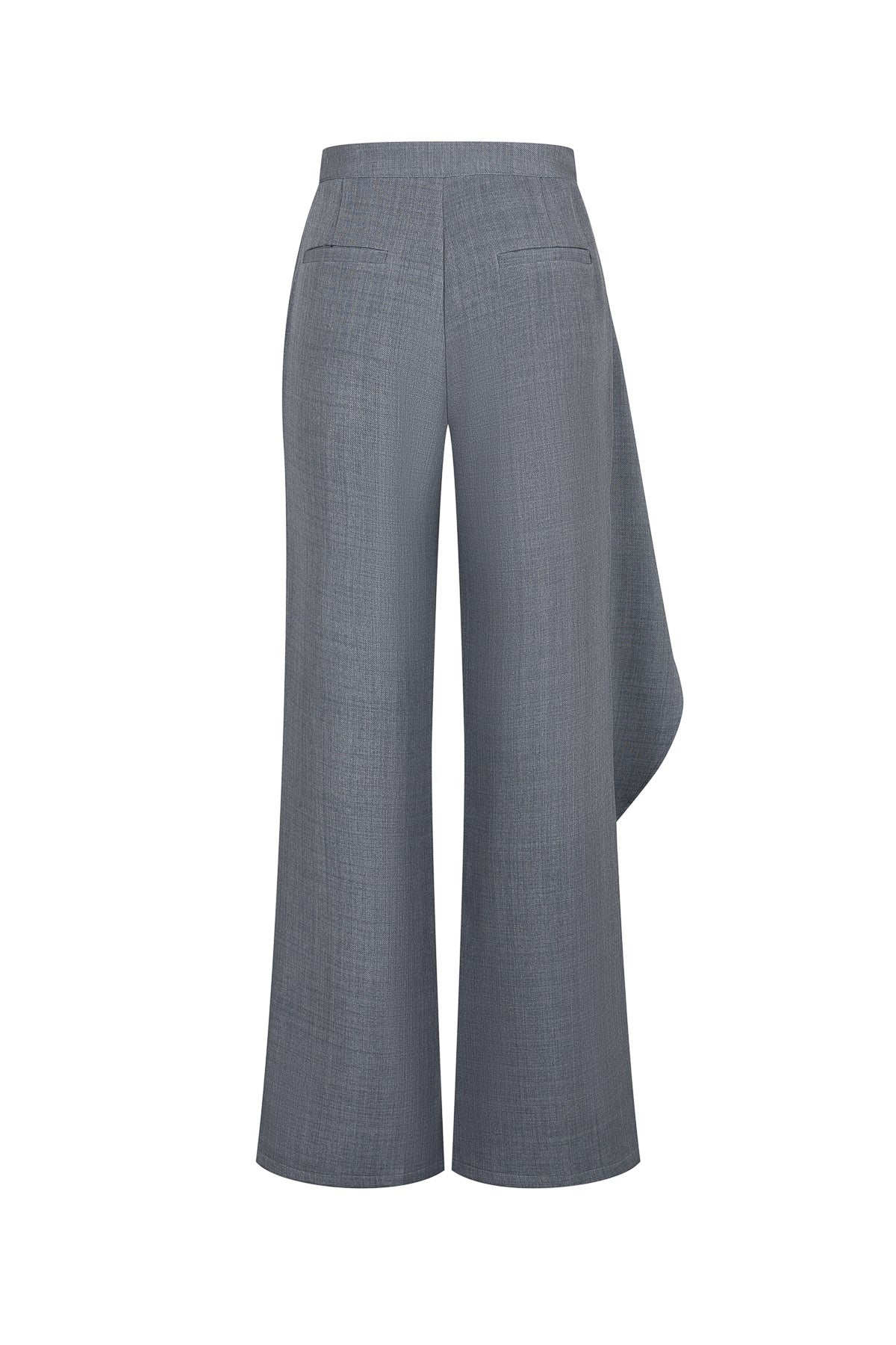 Tailored Wrap Trousers With Metal Trim