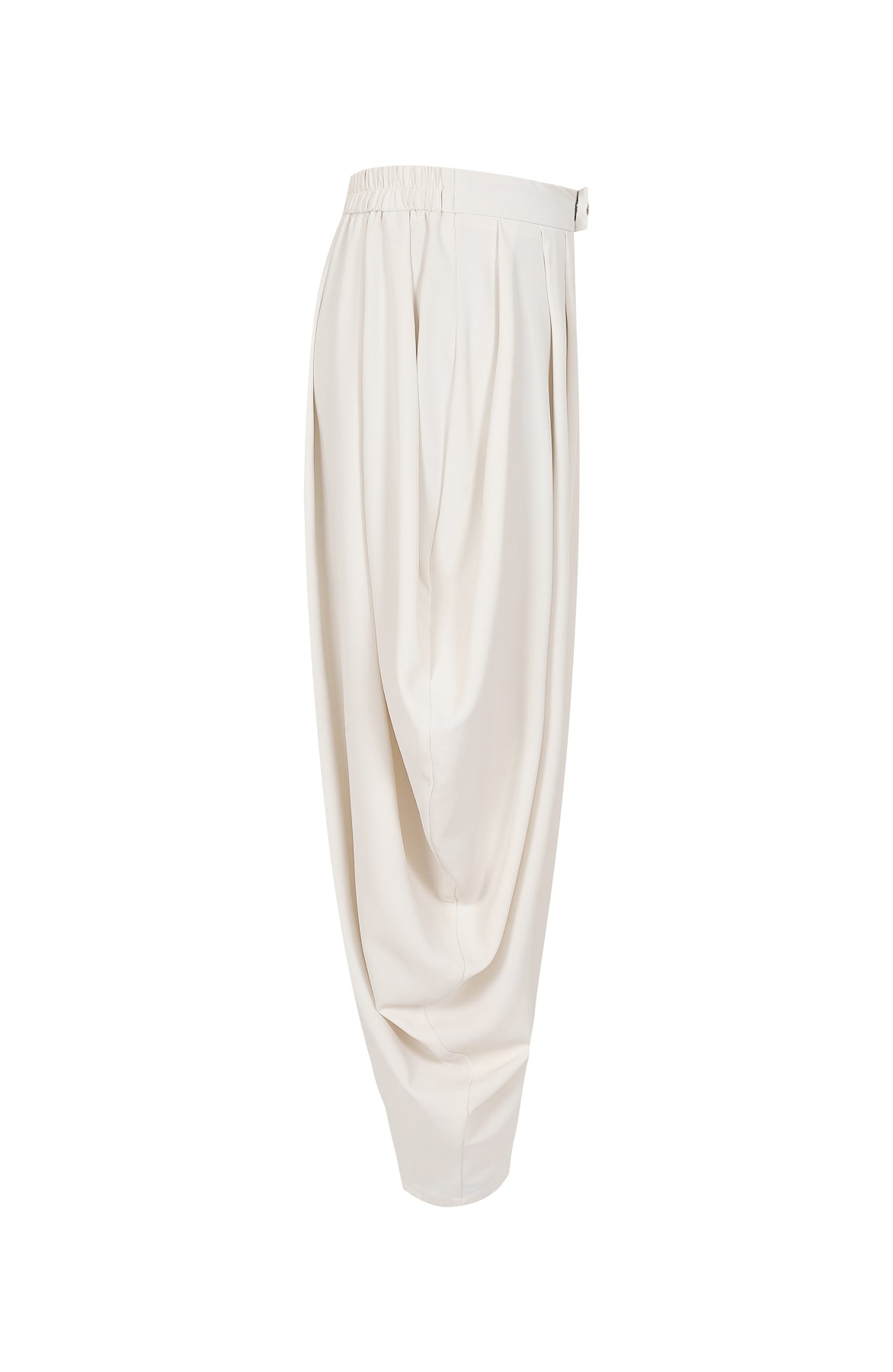 The Drape Ruched Solid Pants