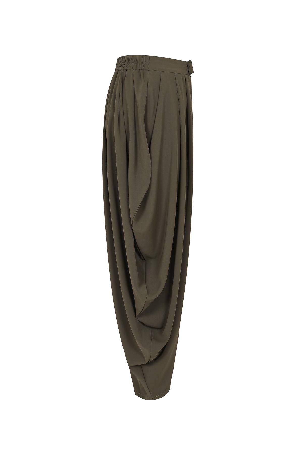 The Drape Ruched Solid Pants