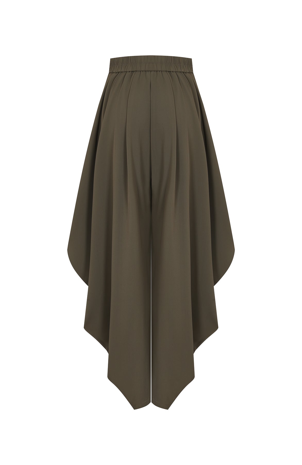 The Drape Ruched Solid Pants