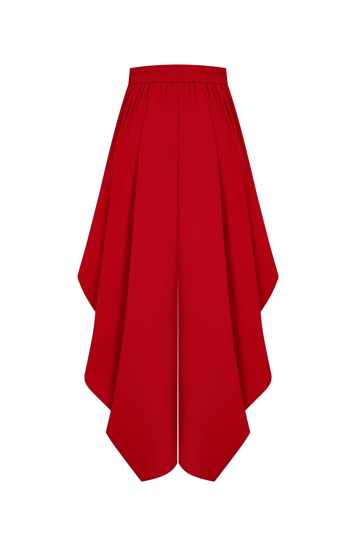 The Drape Ruched Solid Pants