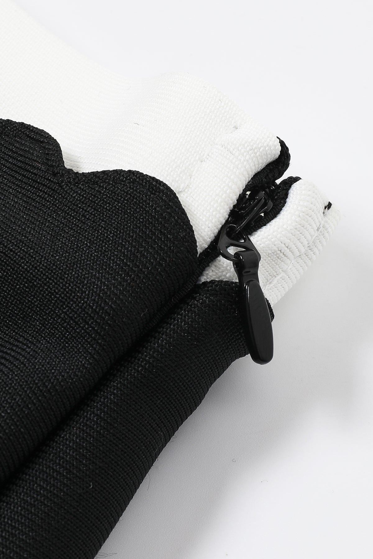 Scallop Detail Two Tone Skirt Set