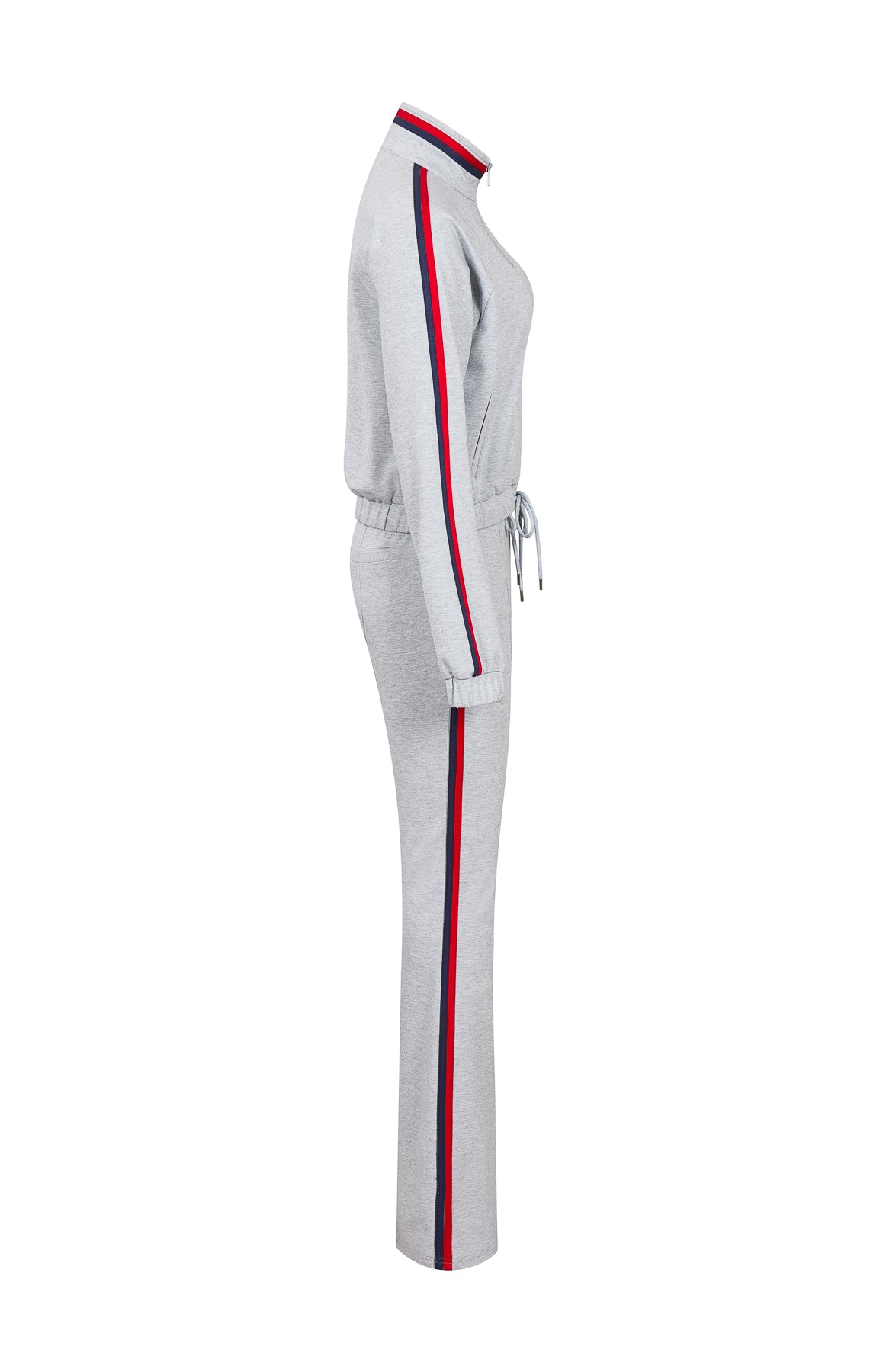 2 Tone Stripe Jacket Pant Set