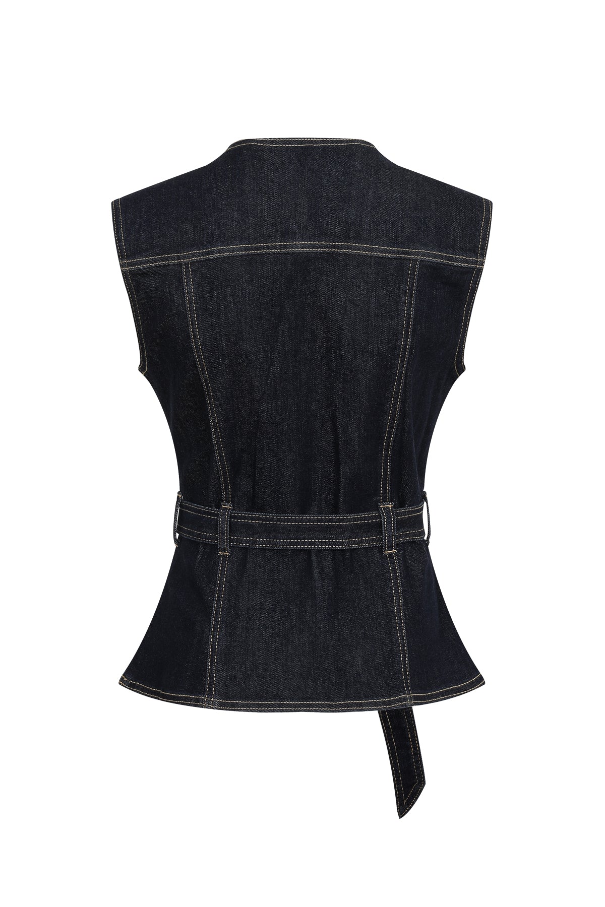 The Gilded Denim Bastion Vest