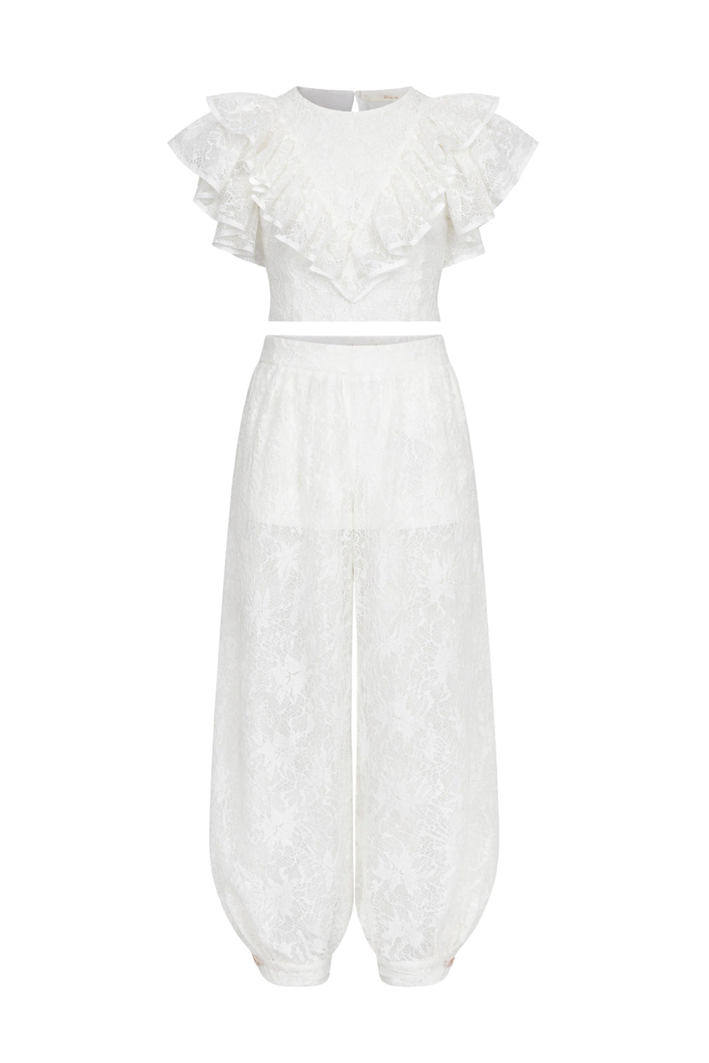 The Aladin Lace Dreams Ruffle Top