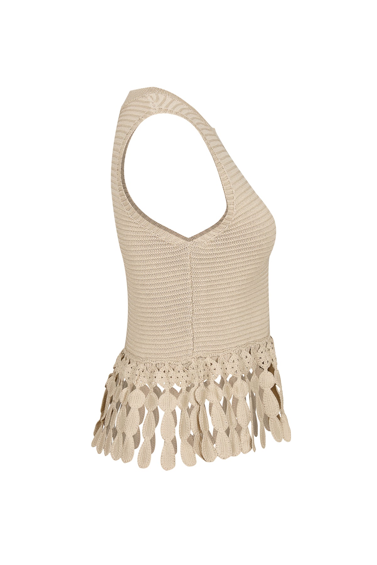 Knit Fringe Top