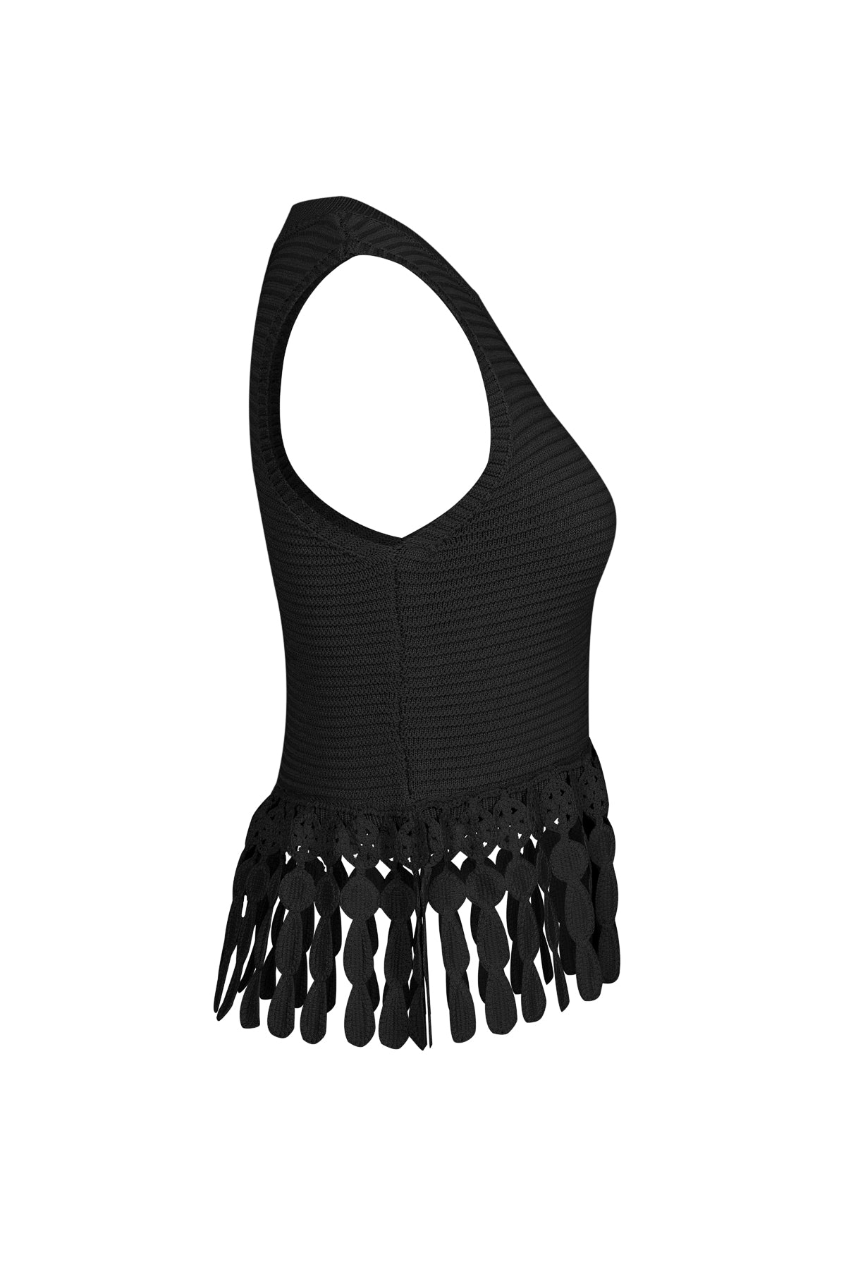 Knit Fringe Top