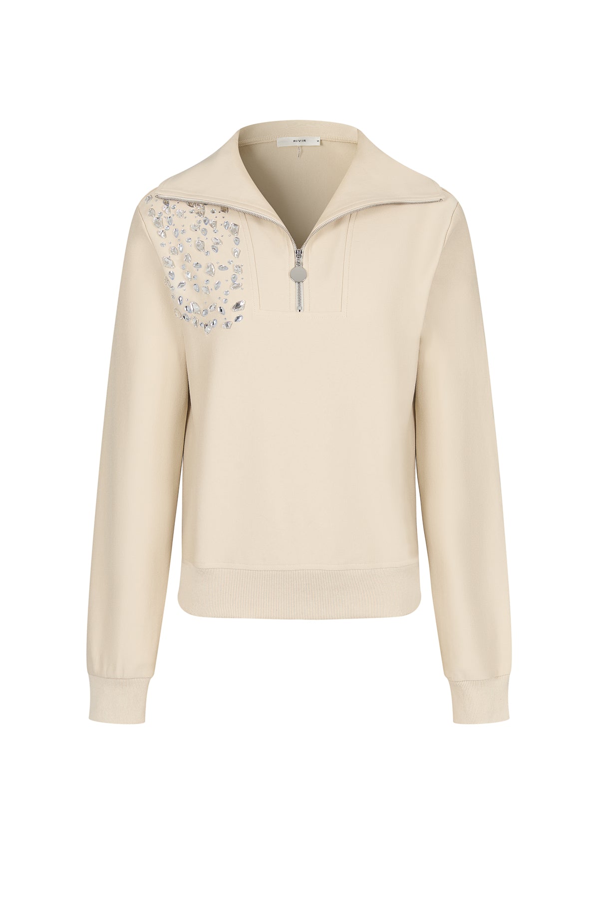Embellished Knit Sweatshirt