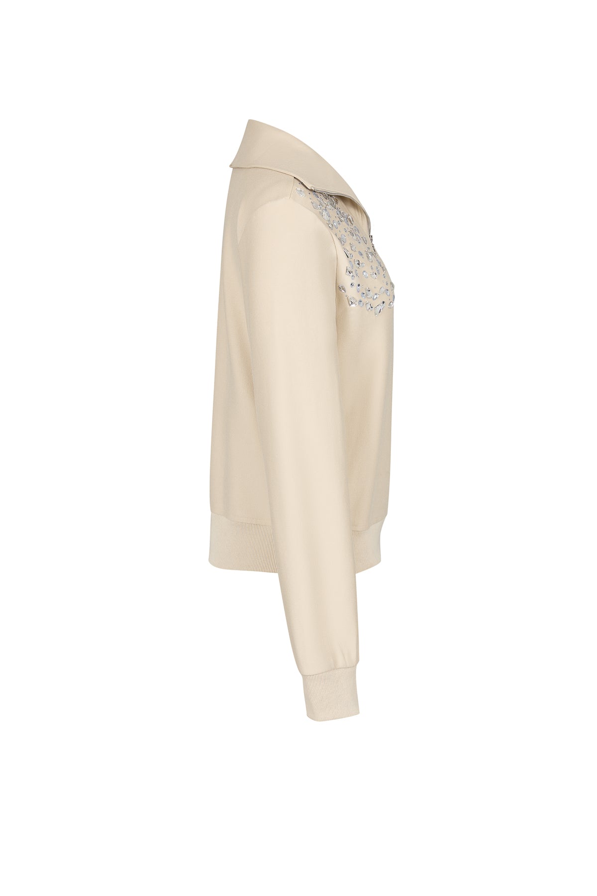 Embellished Knit Sweatshirt