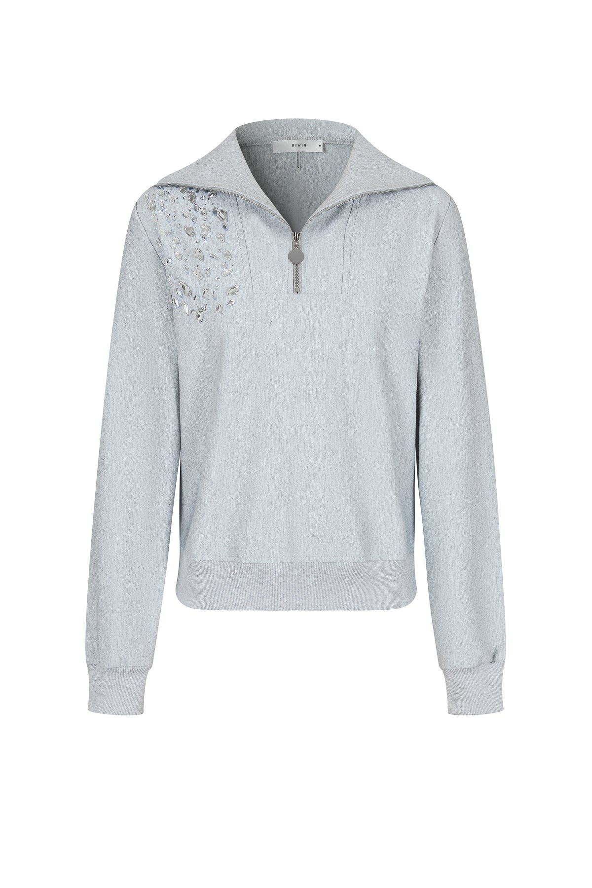 Embellished Knit Sweatshirt