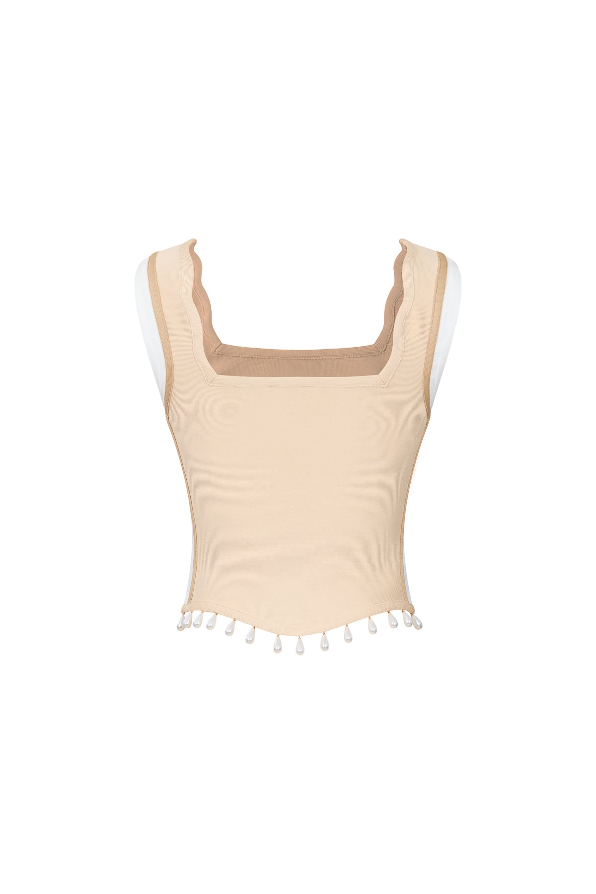 Wavy Fringe Bandage Top