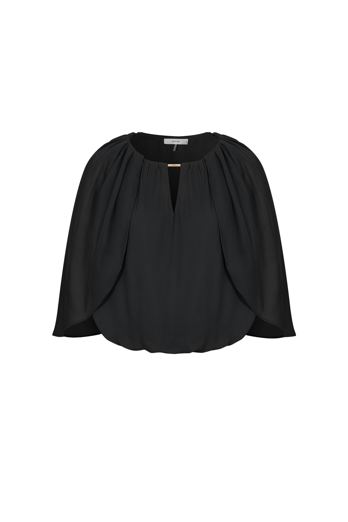 Shirred Cape Top