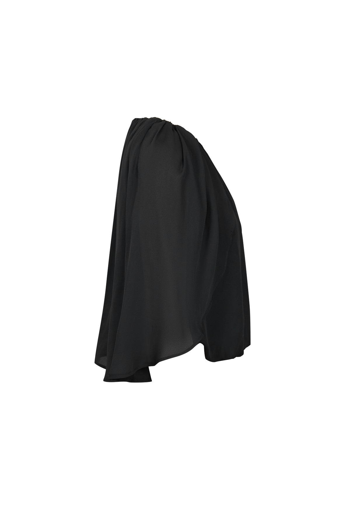 Shirred Cape Top