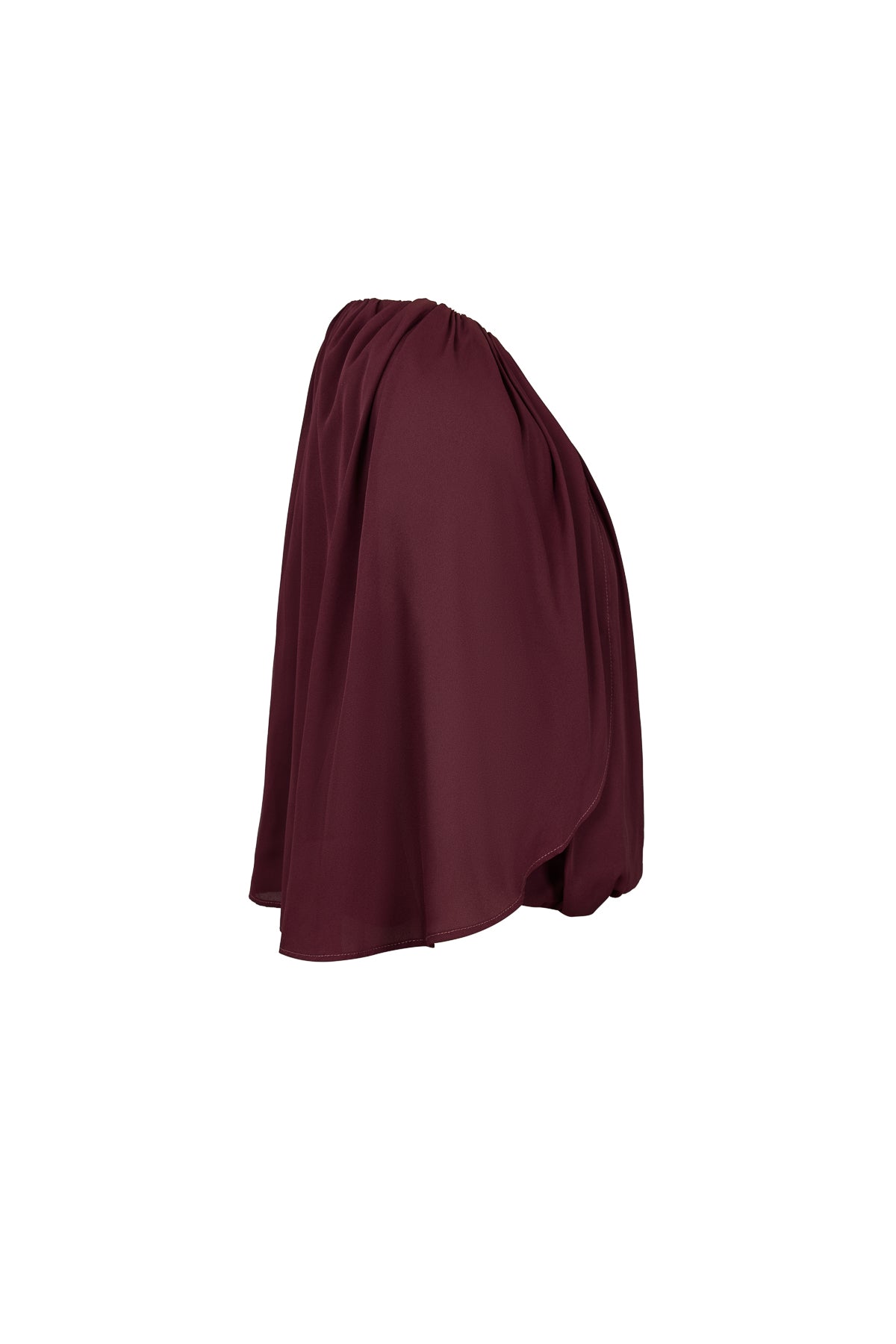 Shirred Cape Top
