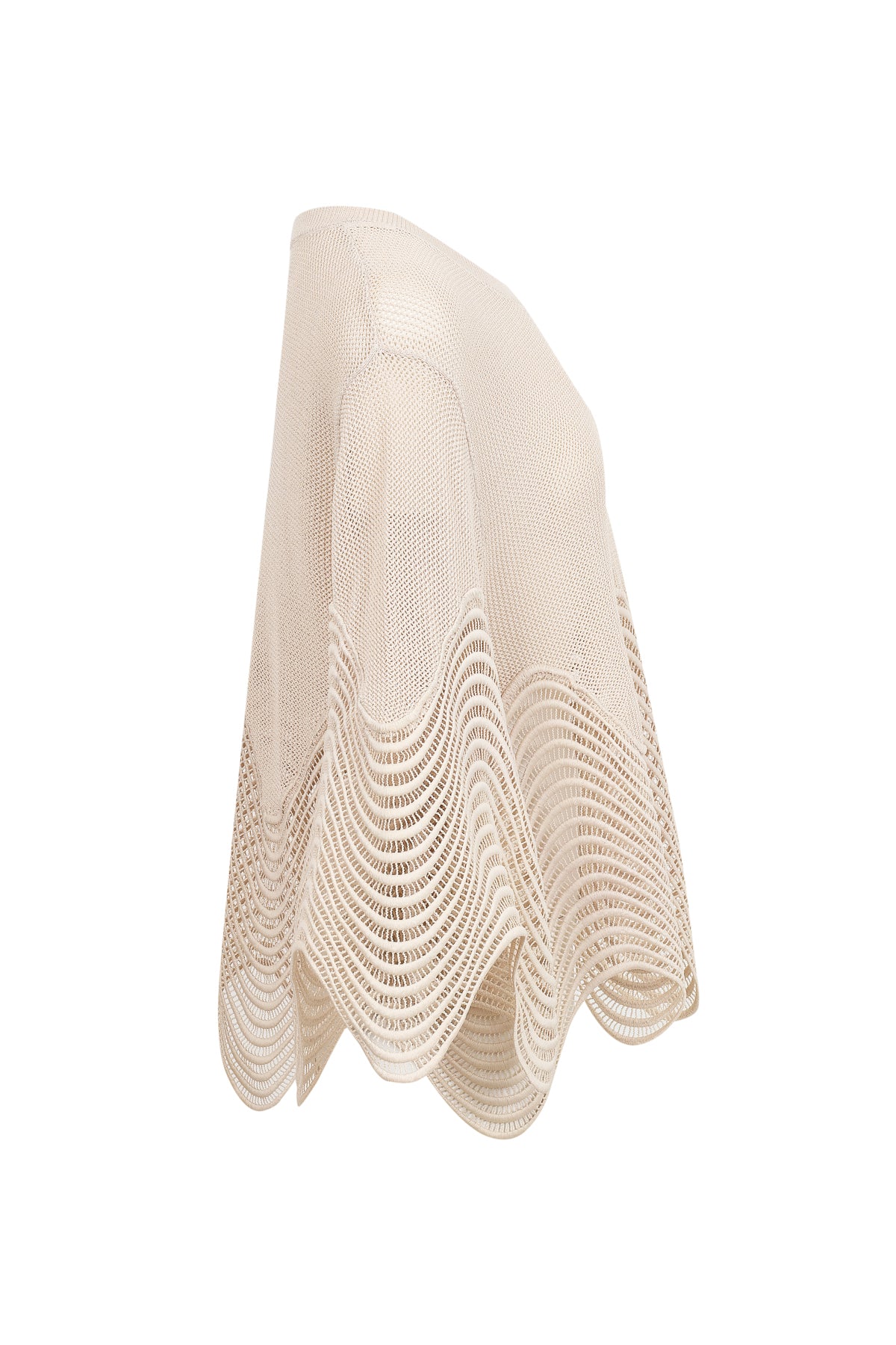 Wave Detail Knit Top