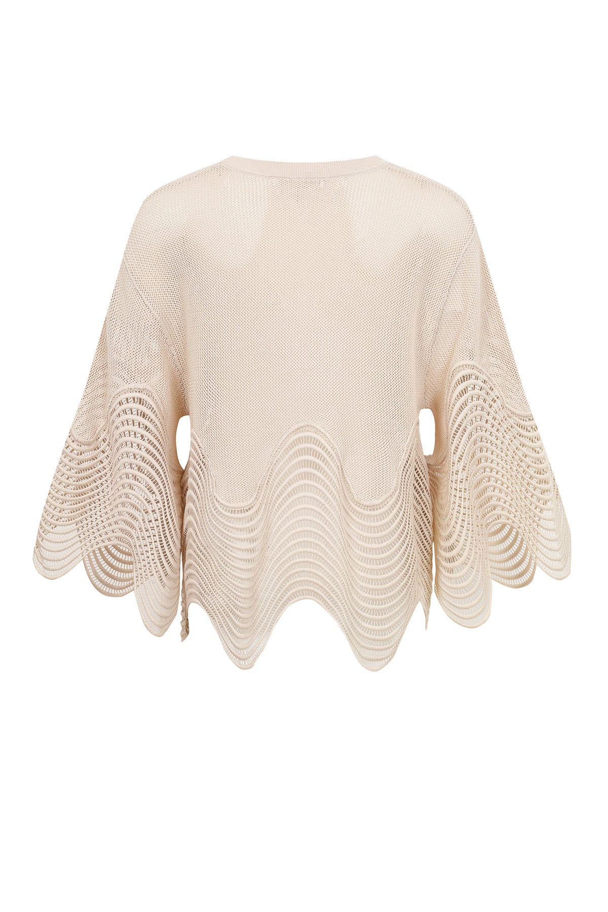 Wave Detail Knit Top