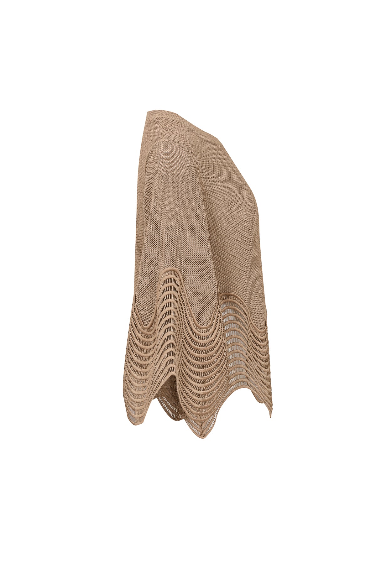 Wave Detail Knit Top
