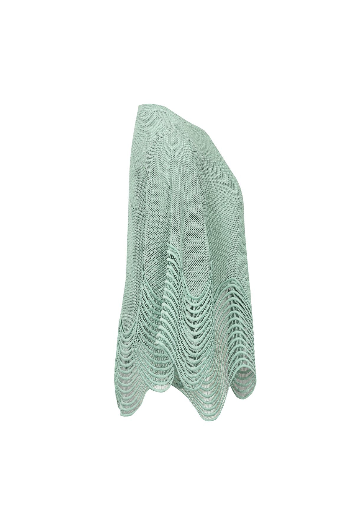 Wave Detail Knit Top