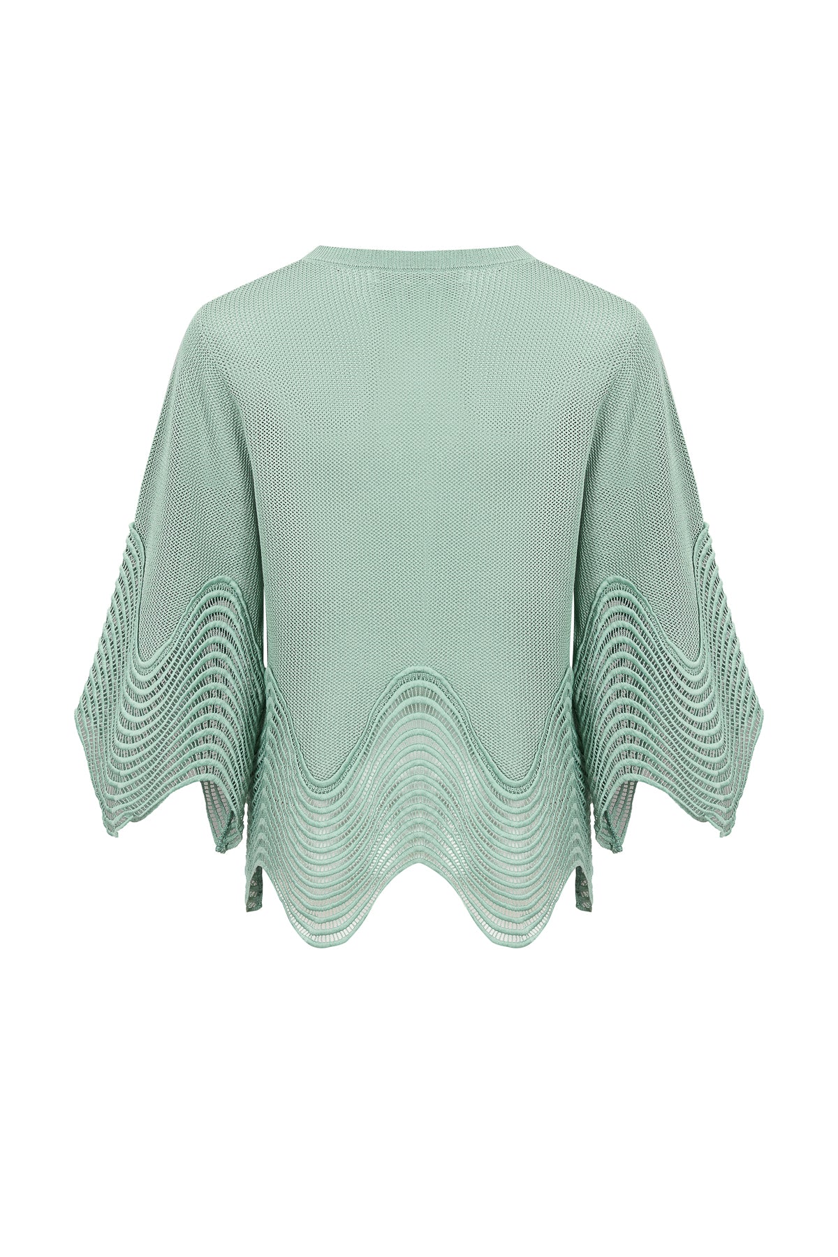 Wave Detail Knit Top
