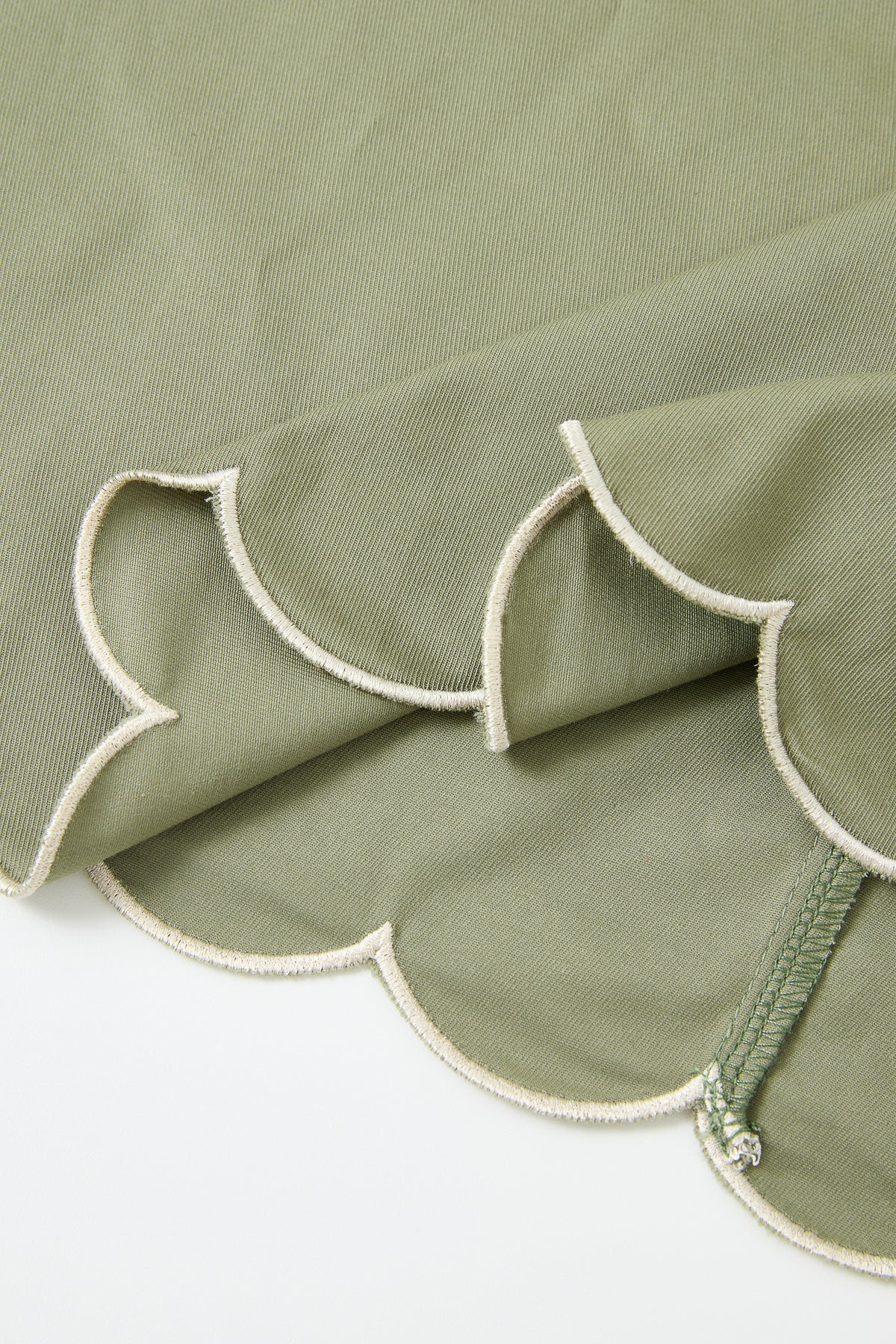 Embroidered Poplin Top