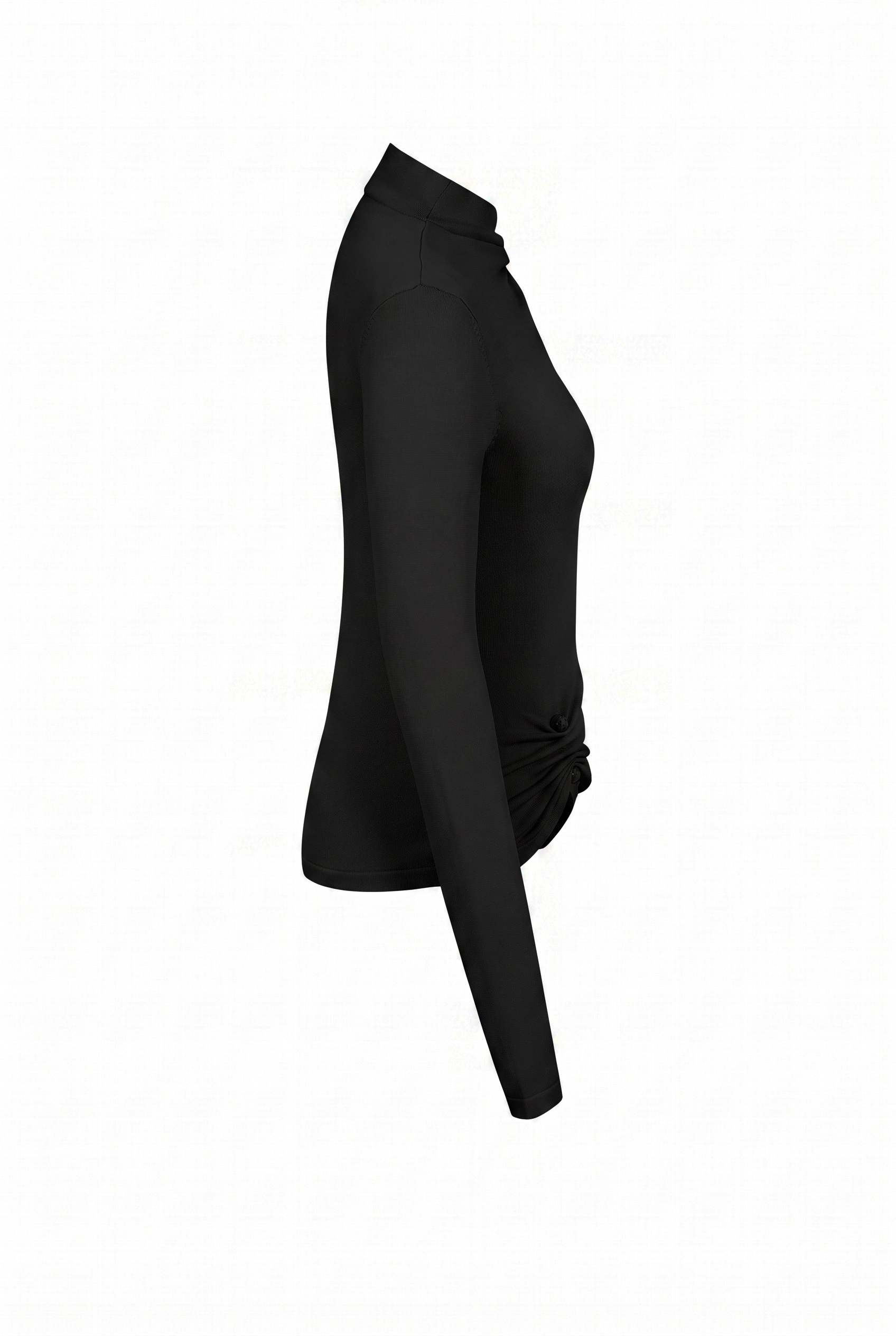 Asymmetric Gold Trim Top