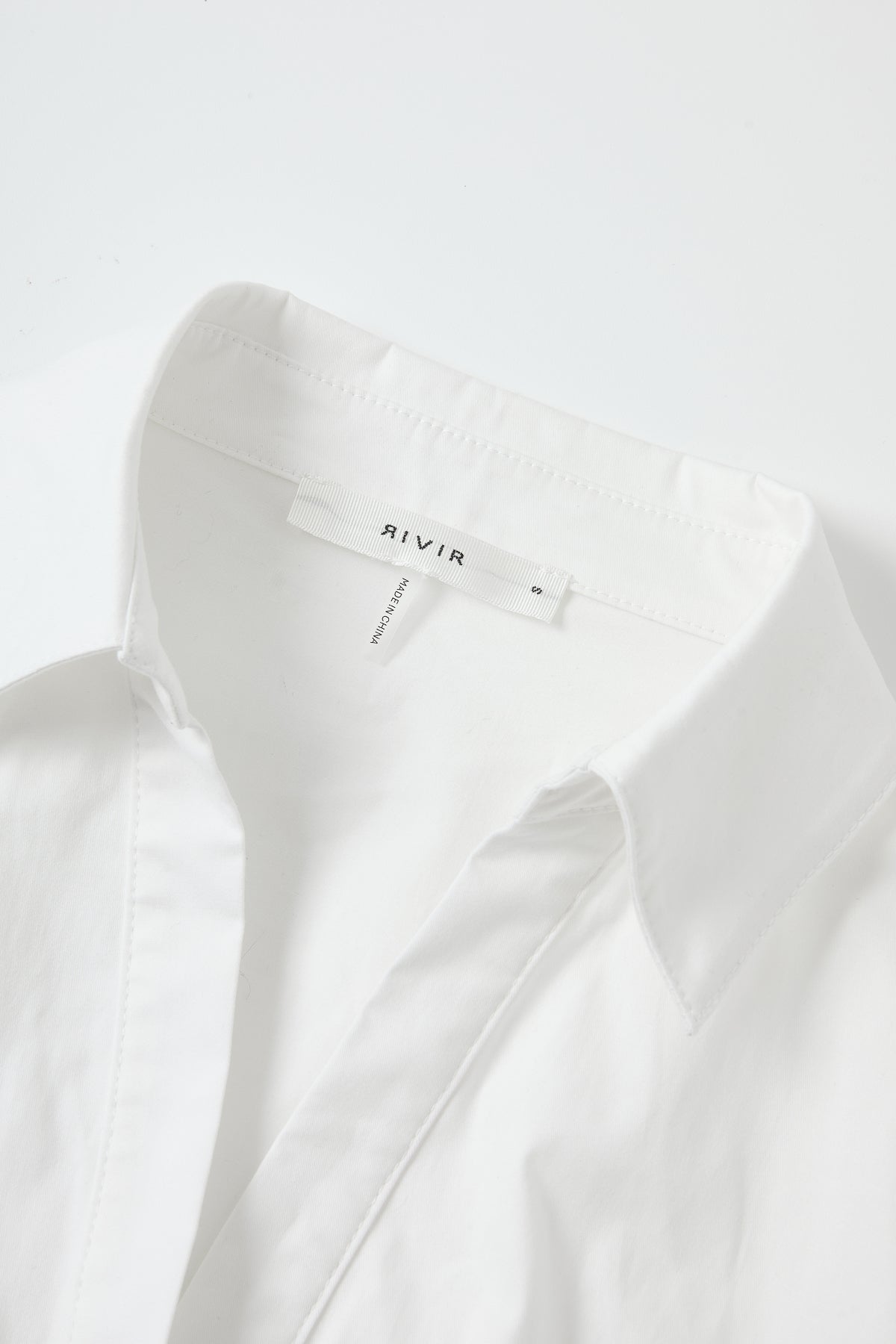 Pleated Poplin Shirt