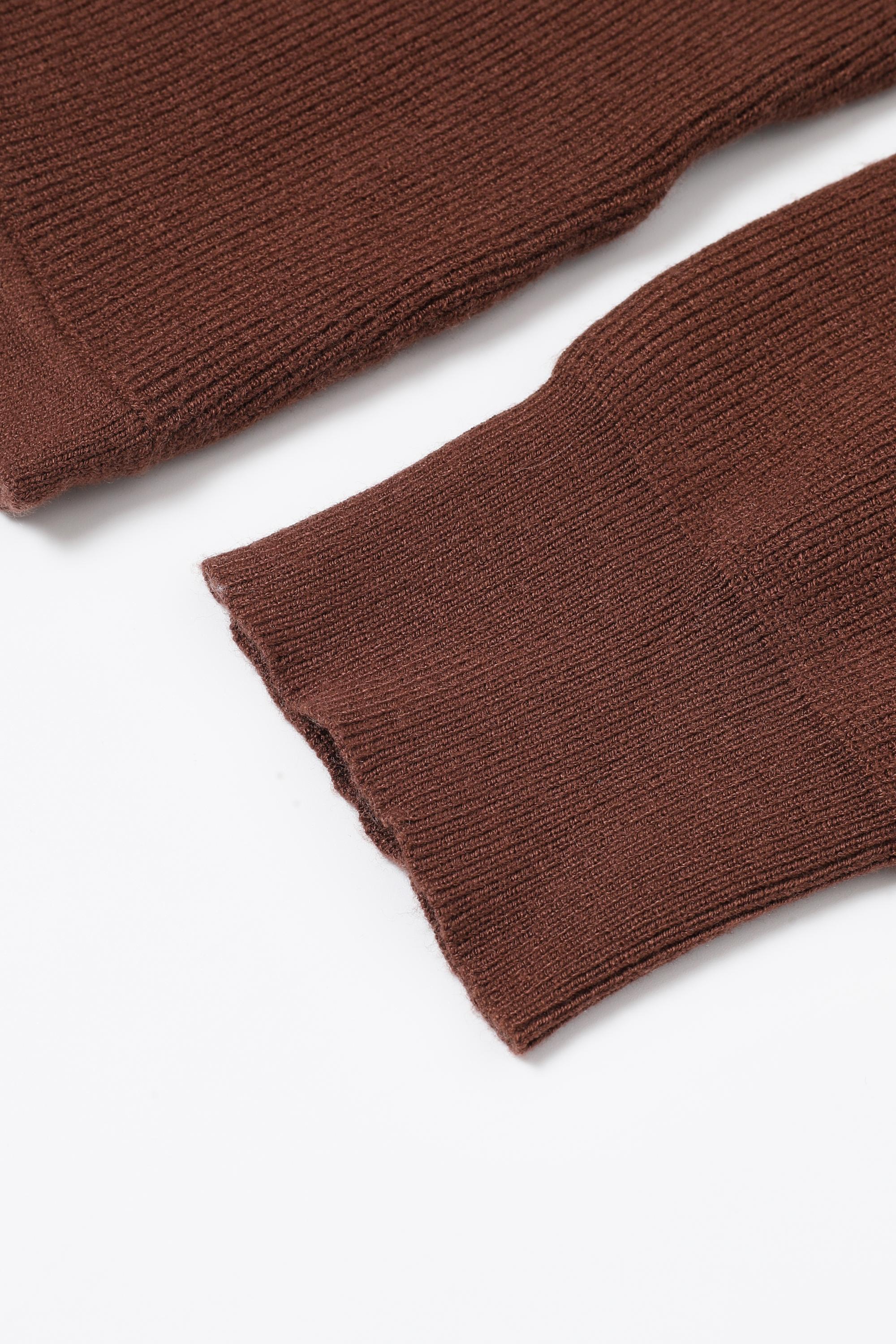 The Audrey Knit Overlay Long Sleeve Top
