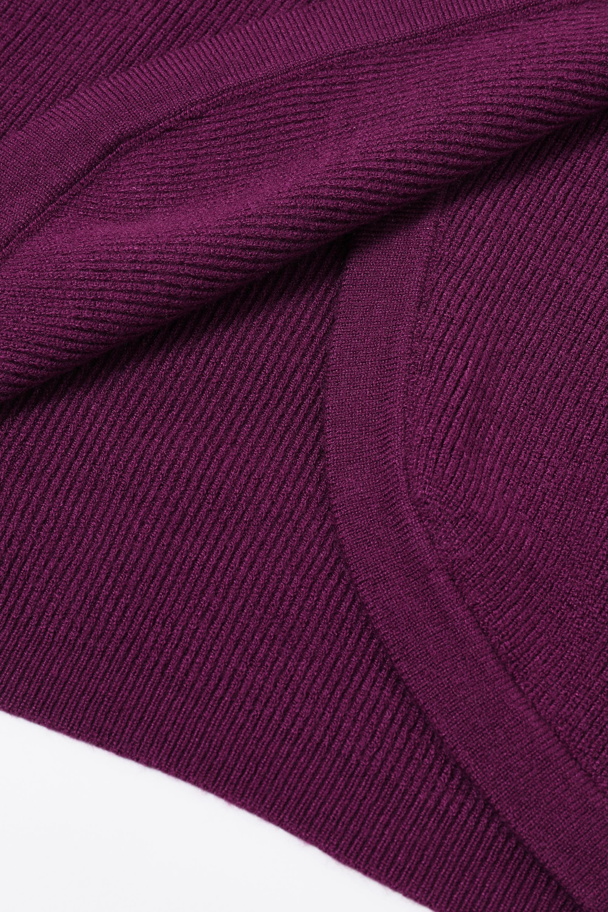The Audrey Knit Overlay Long Sleeve Top