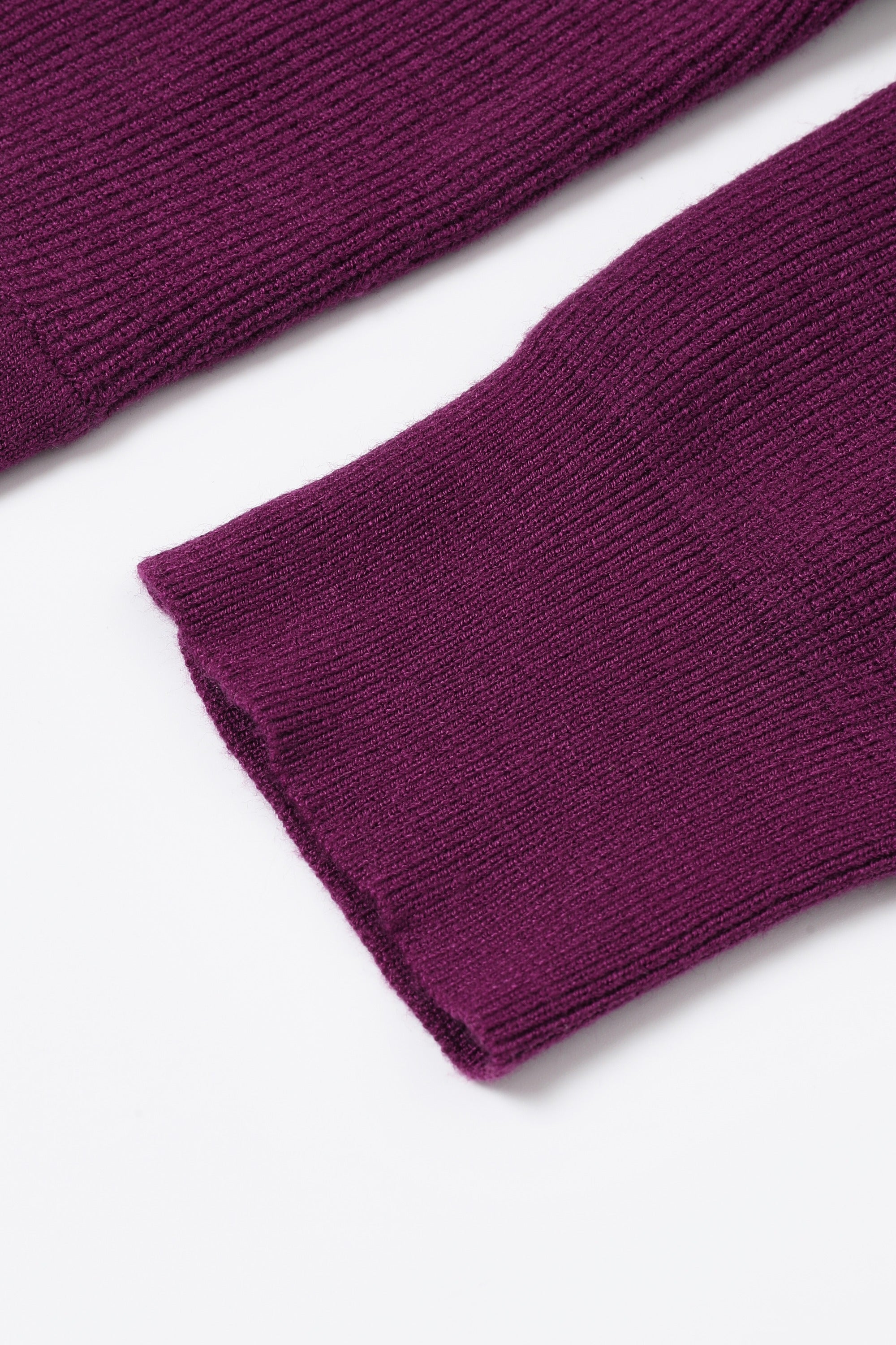 The Audrey Knit Overlay Long Sleeve Top