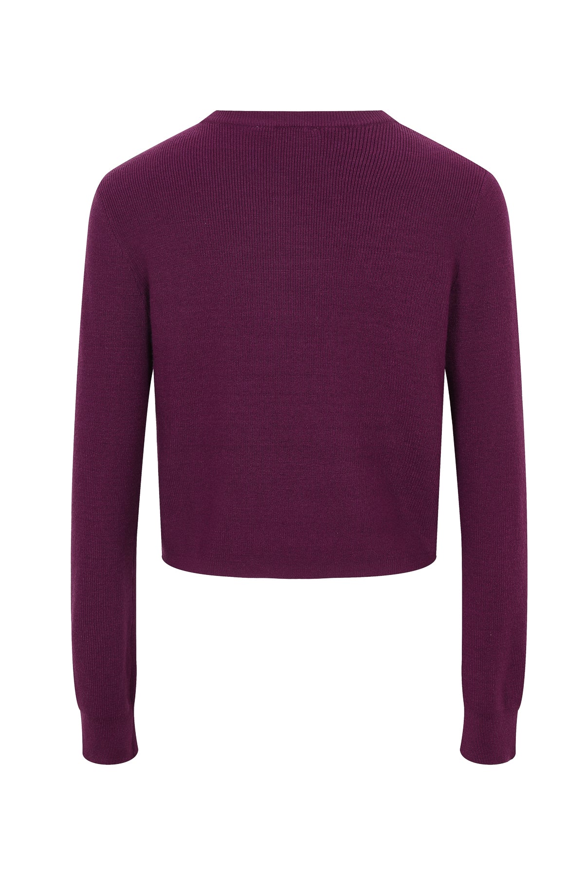 The Audrey Knit Overlay Long Sleeve Top