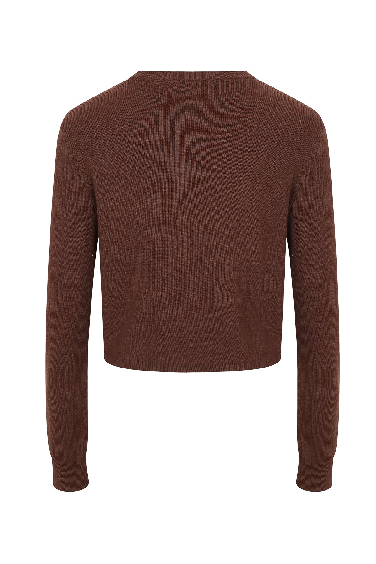 The Audrey Knit Overlay Long Sleeve Top