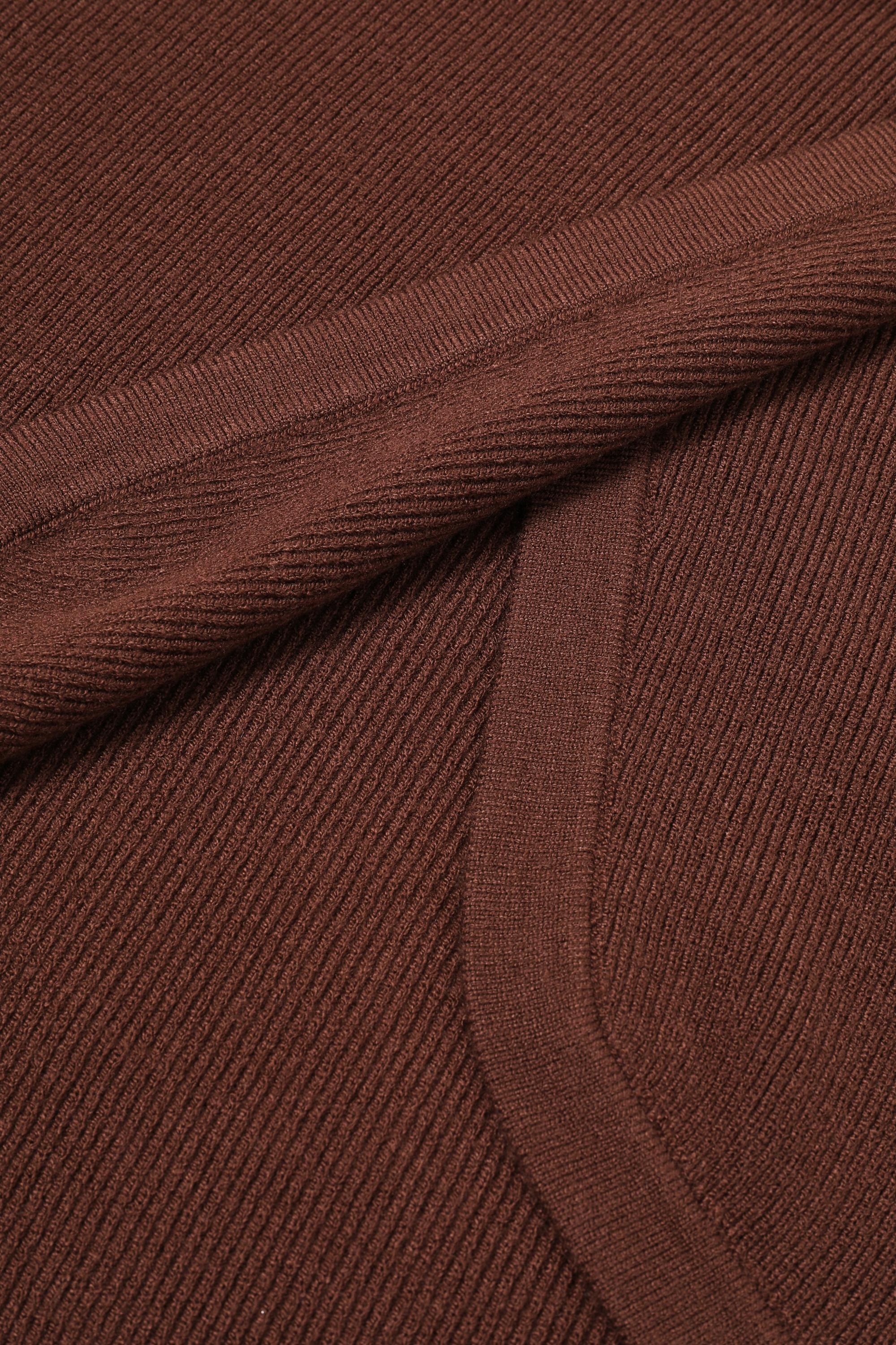 The Audrey Knit Overlay Long Sleeve Top