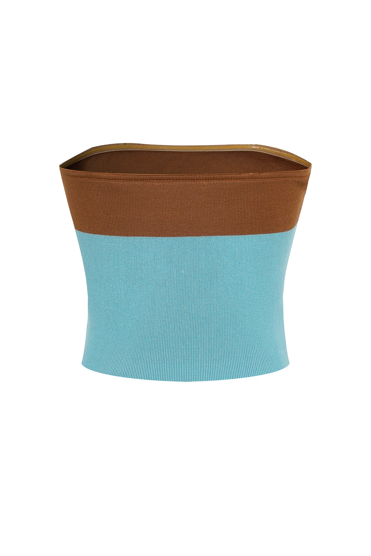 Valence Color Block Knit Tube Top